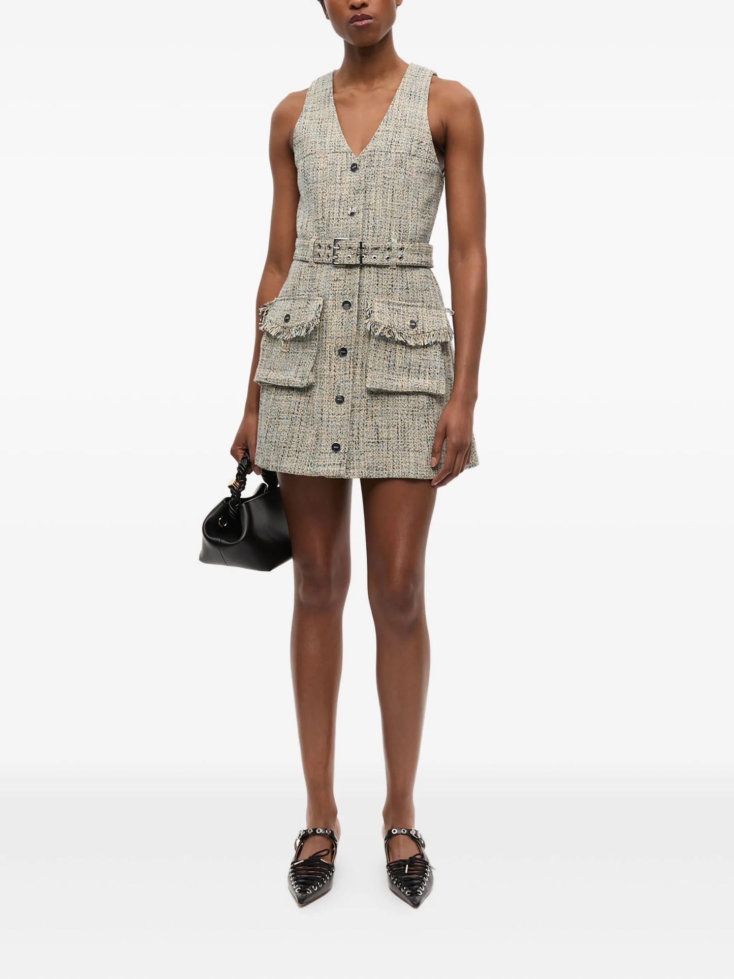 tweed mini dress
