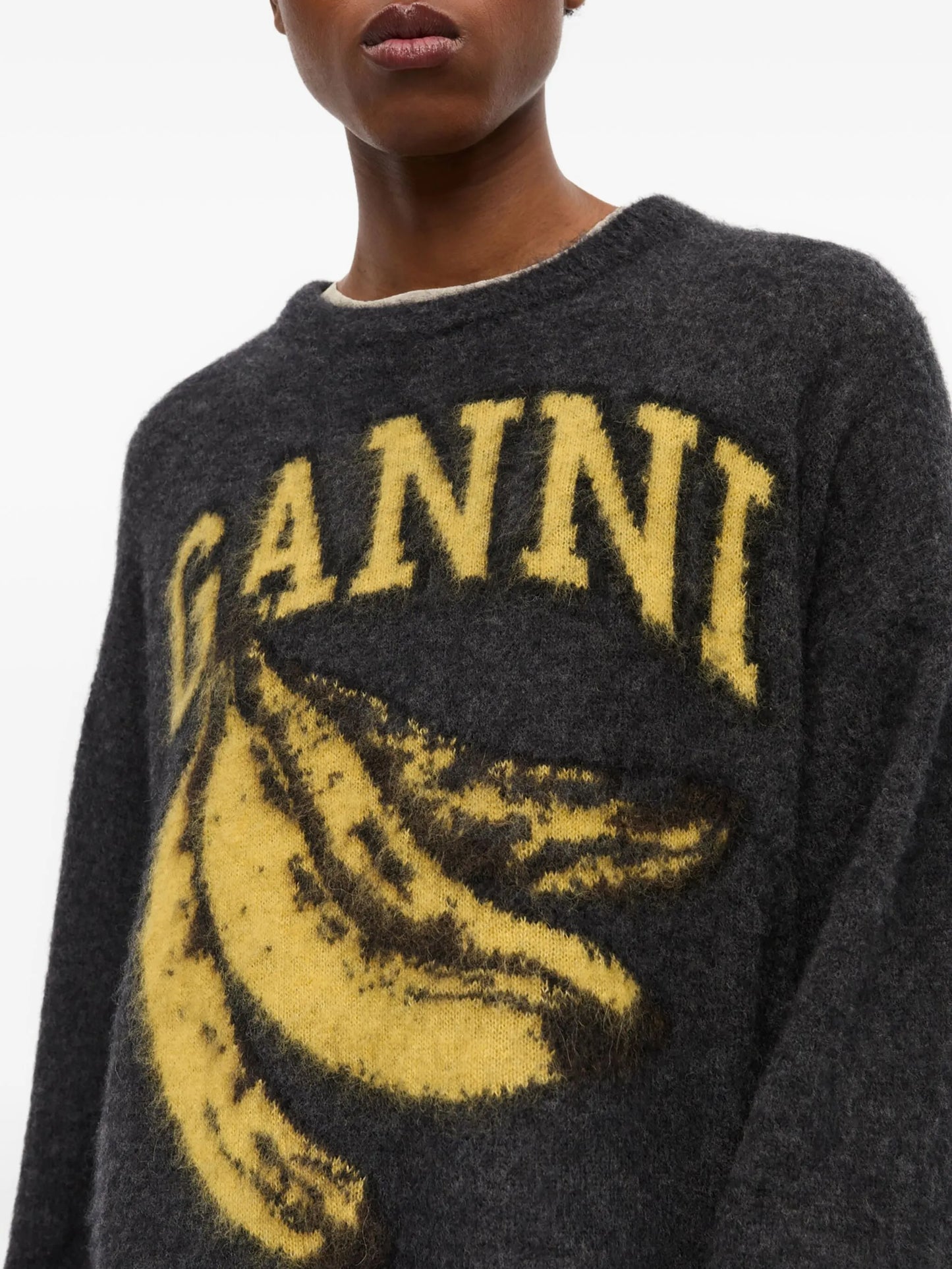 intarsia-logo jumper