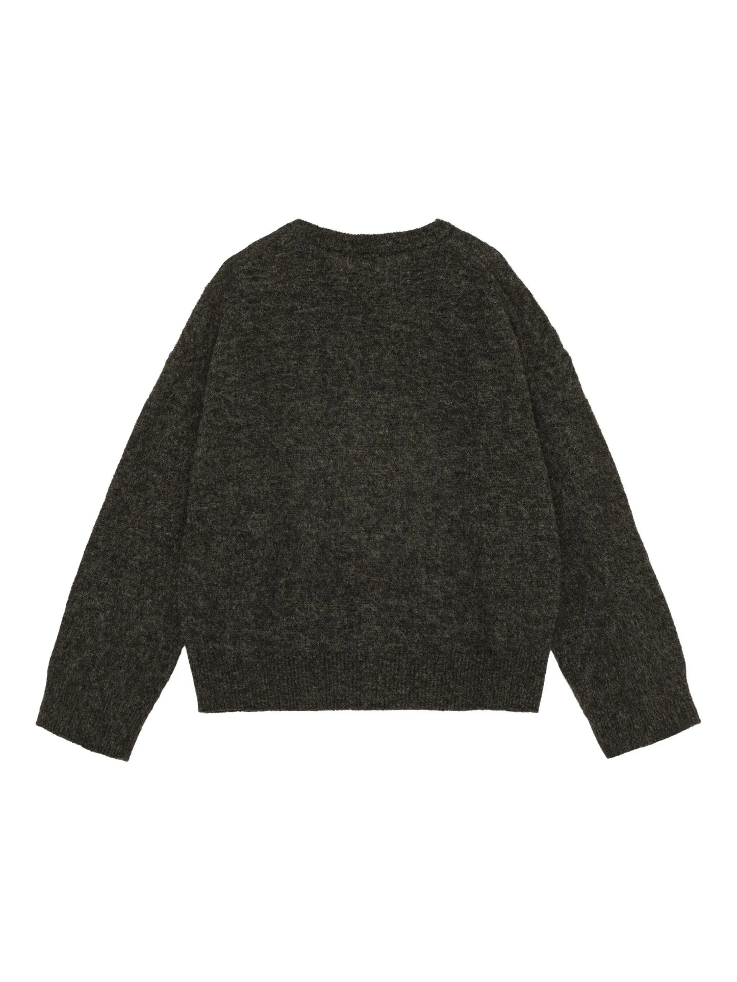 intarsia-logo jumper