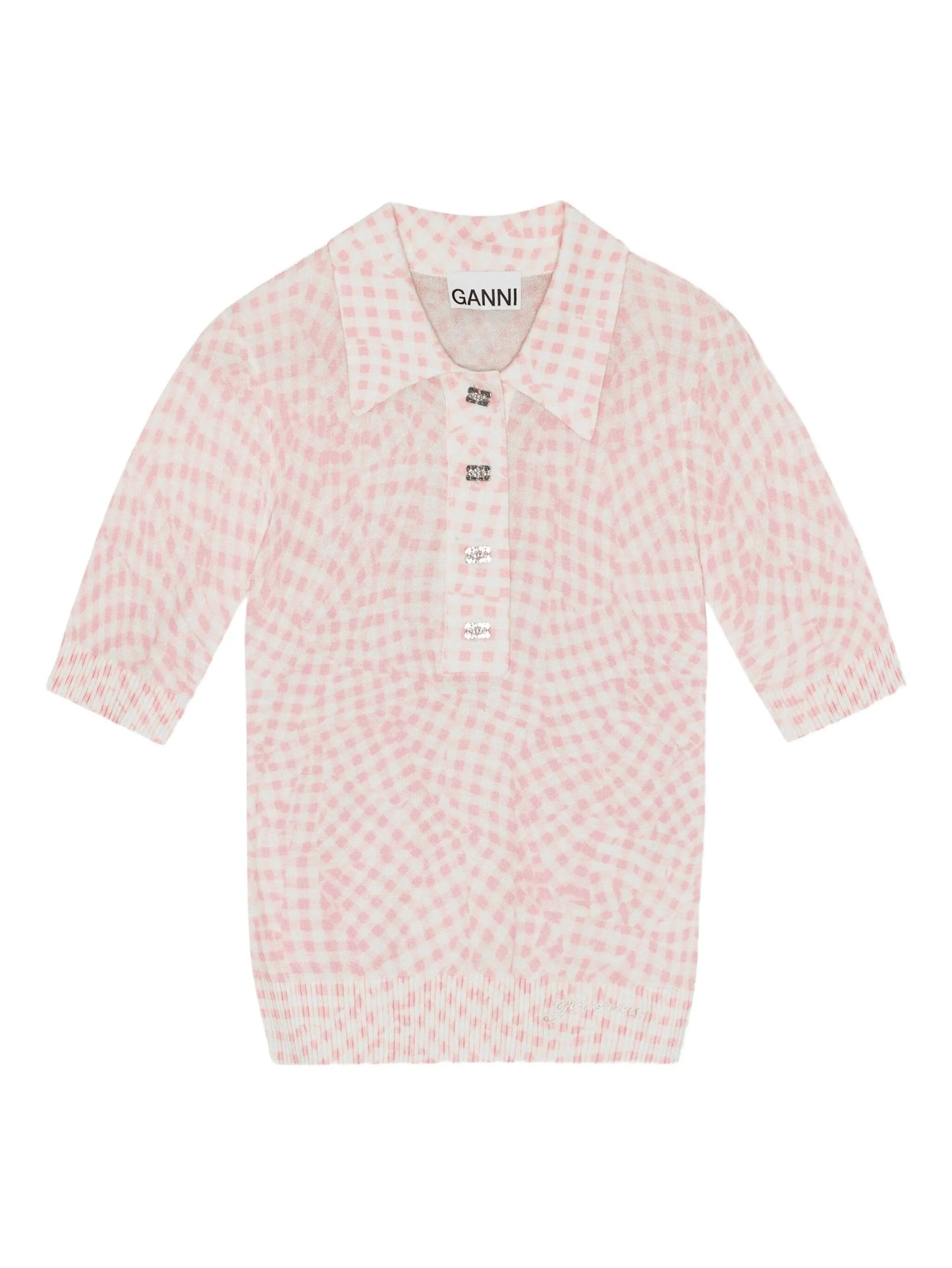 patterned-jacquard top