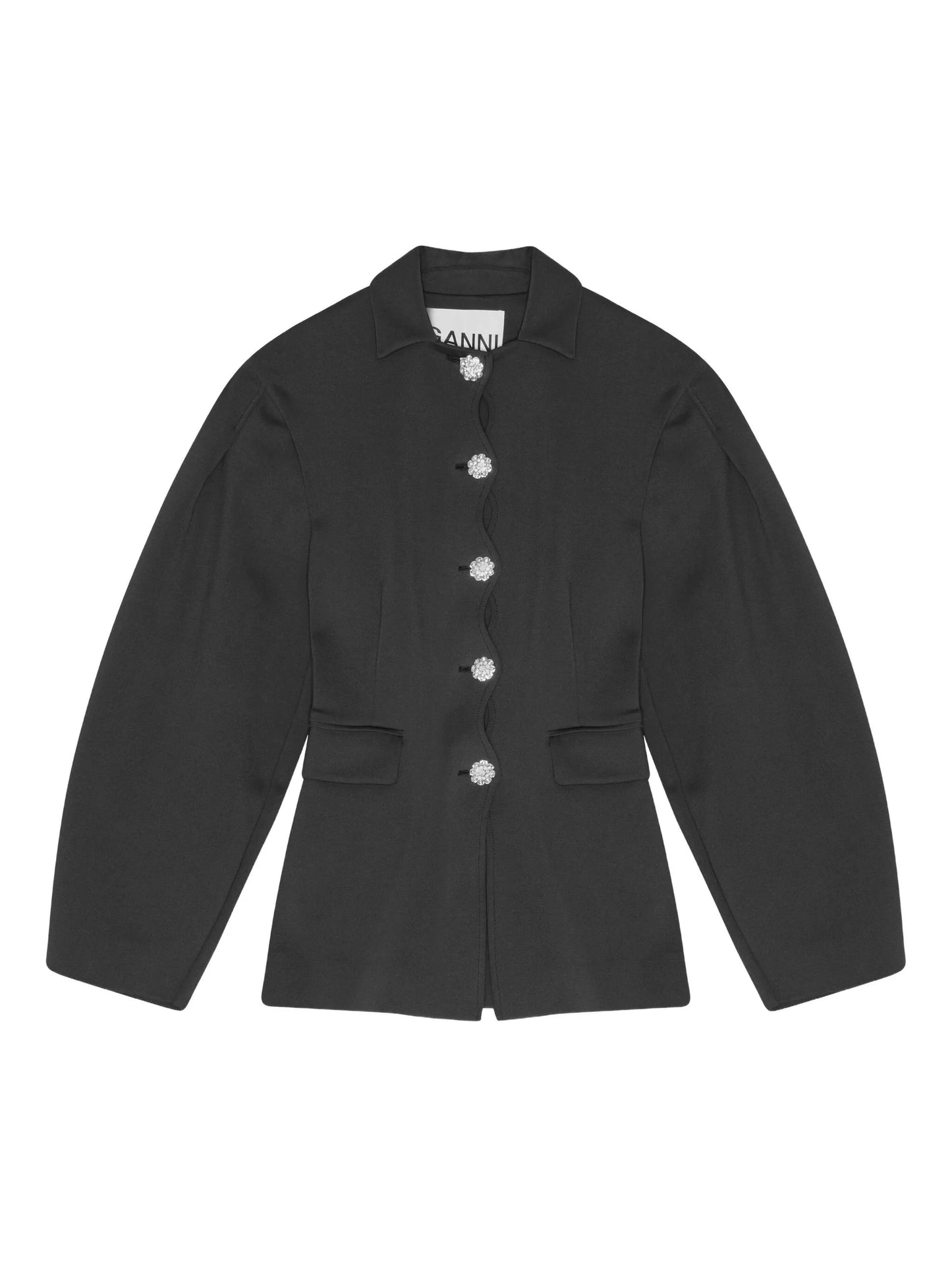 balloon-sleeve jacket