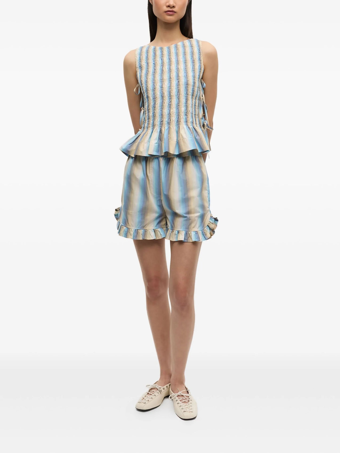 striped blouse
