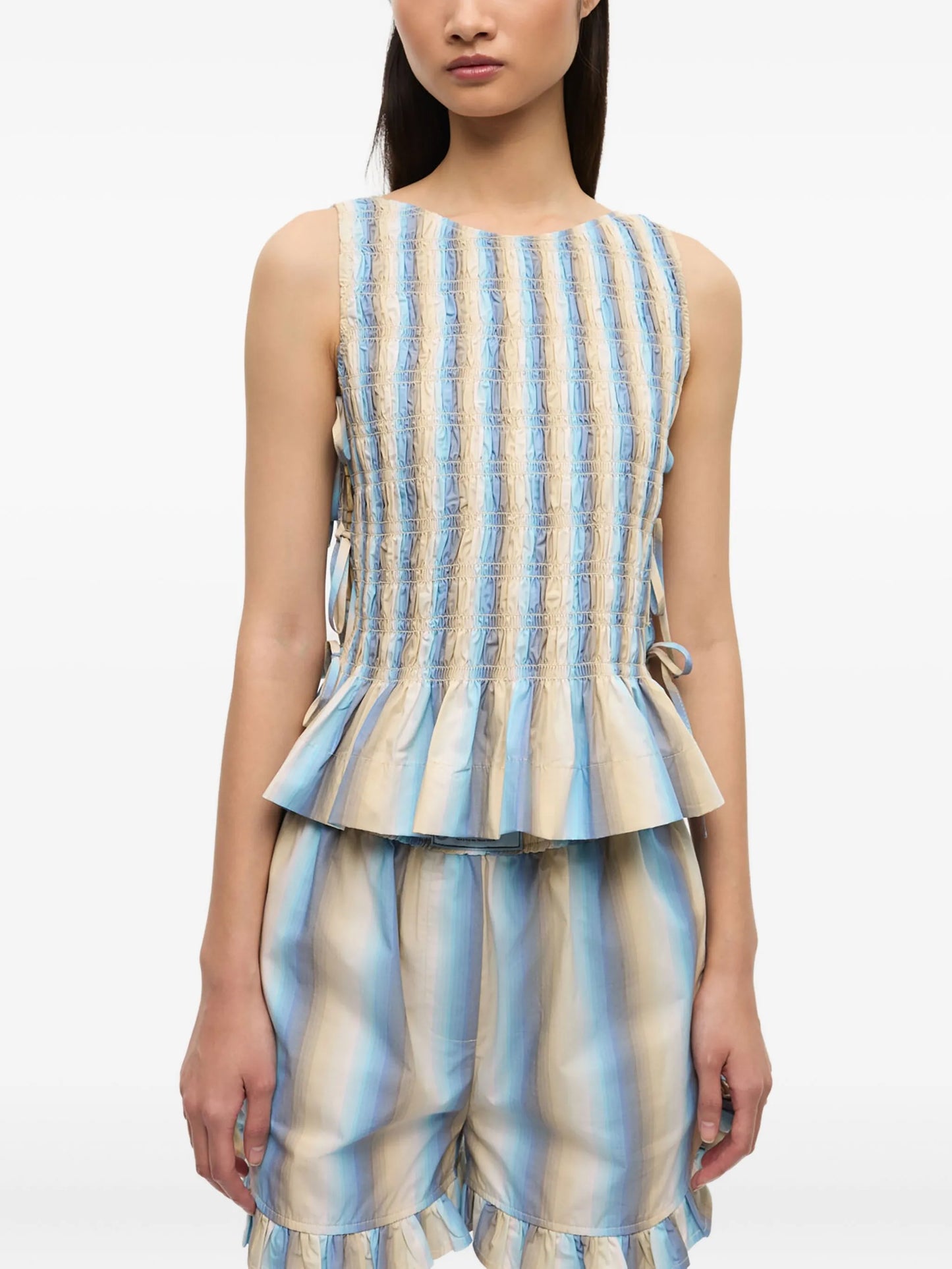 striped blouse