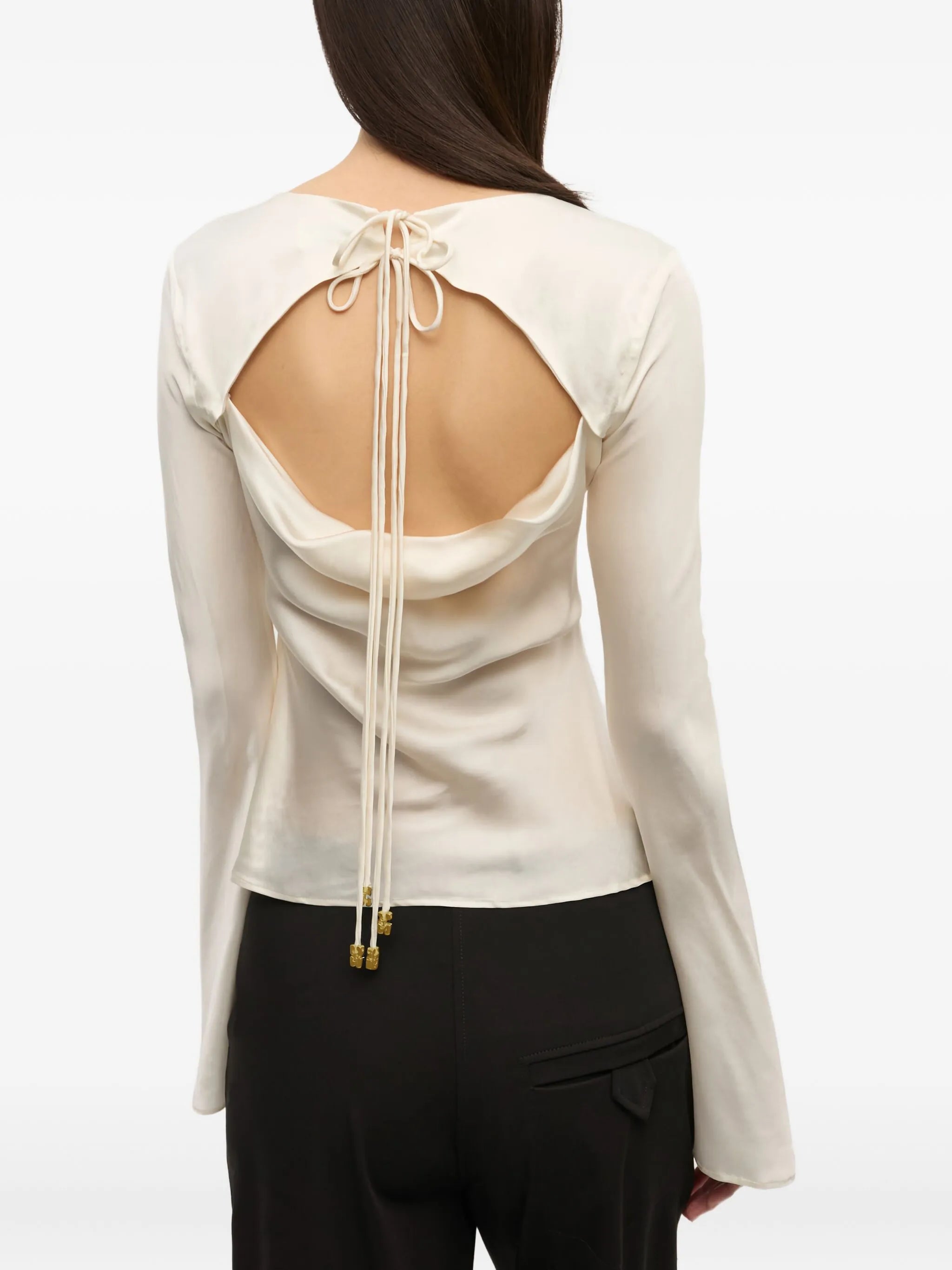 long-sleeve blouse