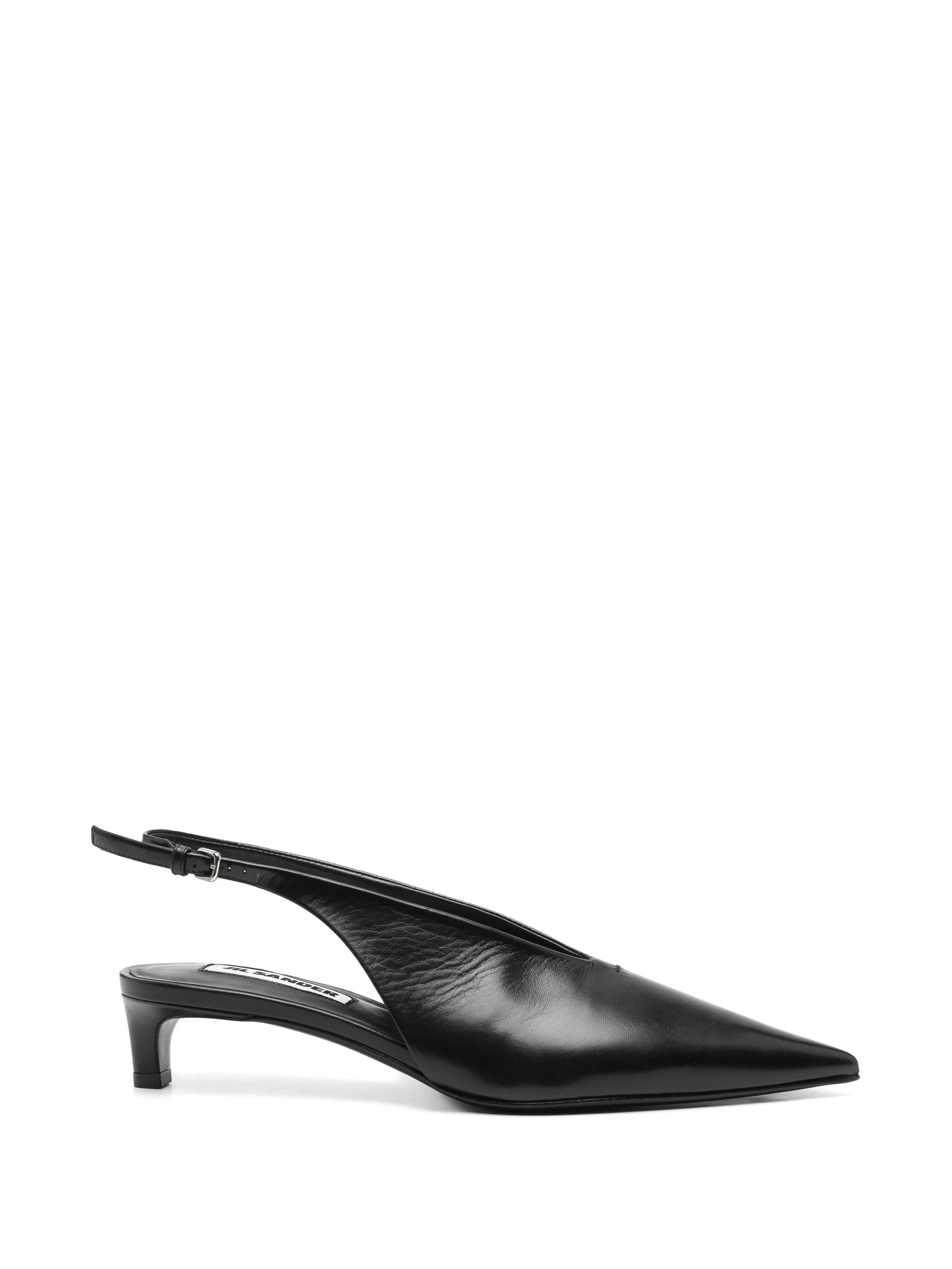 35mm leather pumps