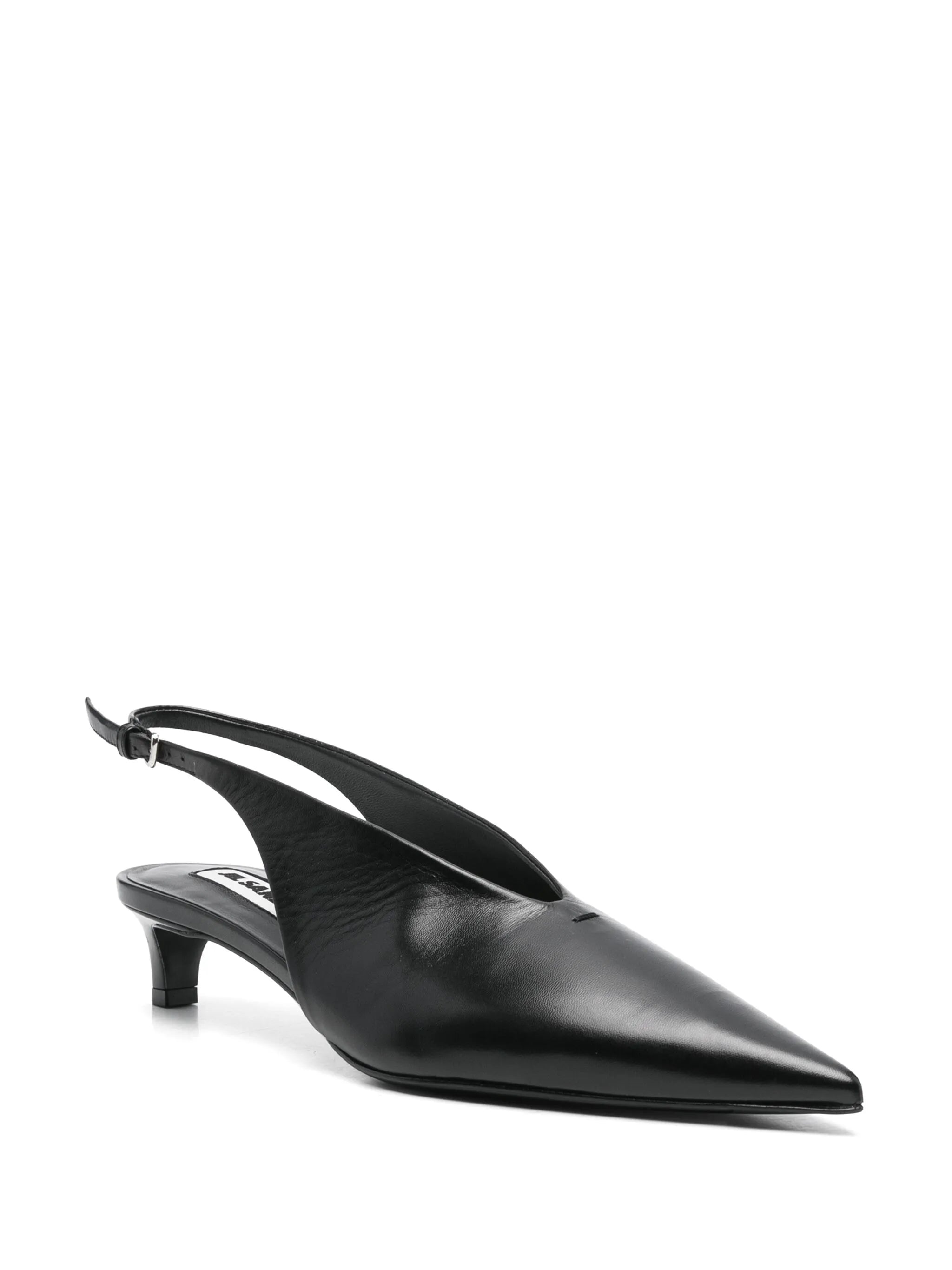35mm leather pumps
