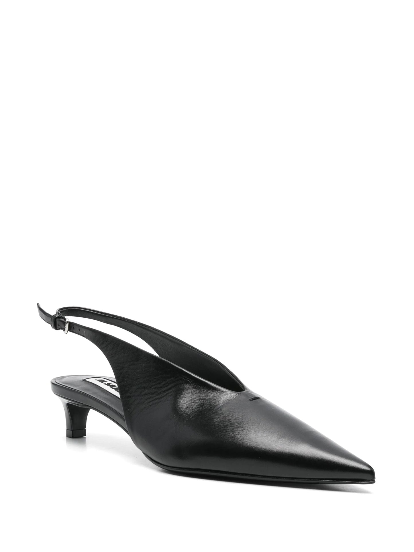 35mm leather pumps