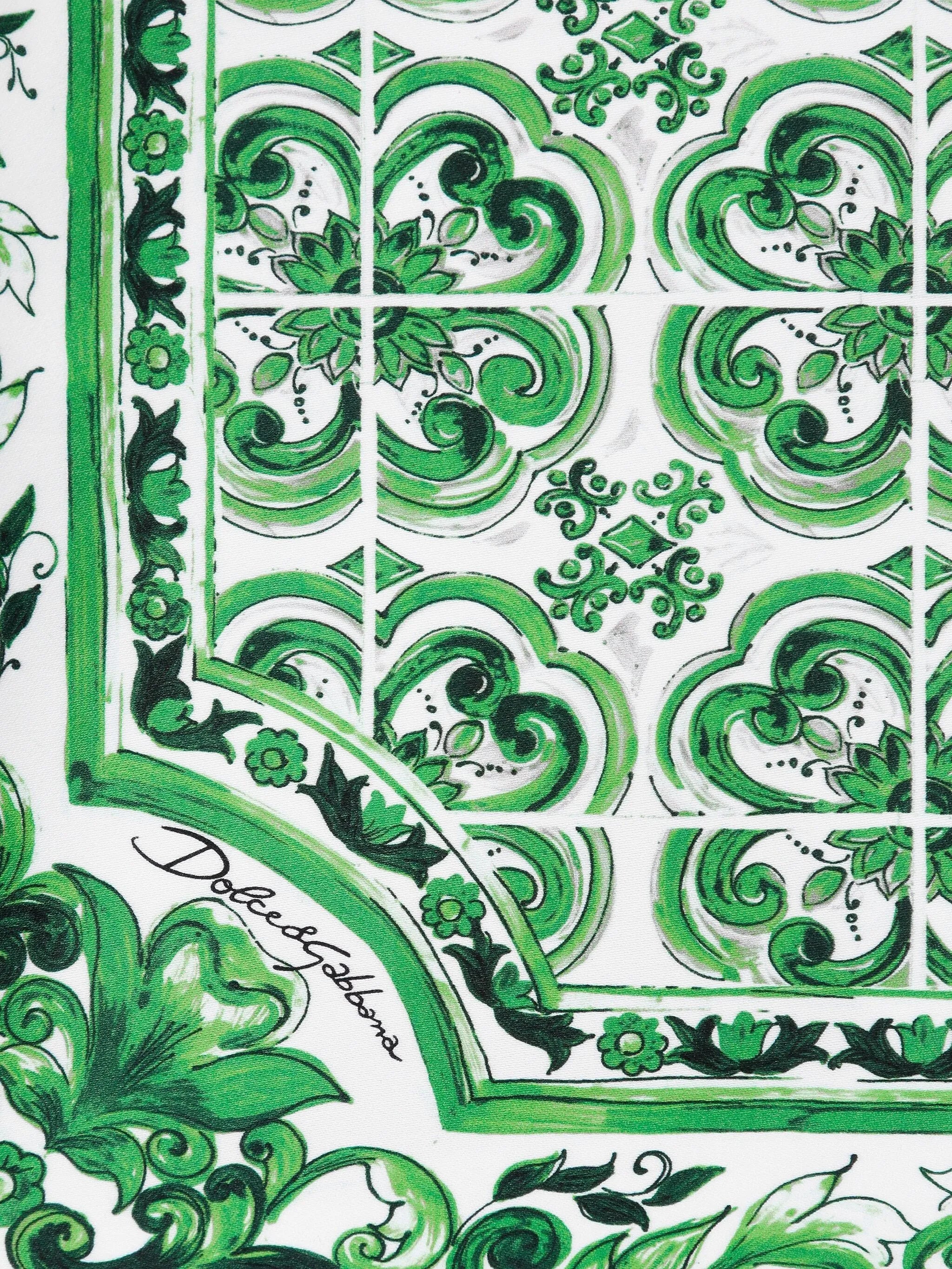 Mediterraneo-print decorative cushion (45cm x 45cm)