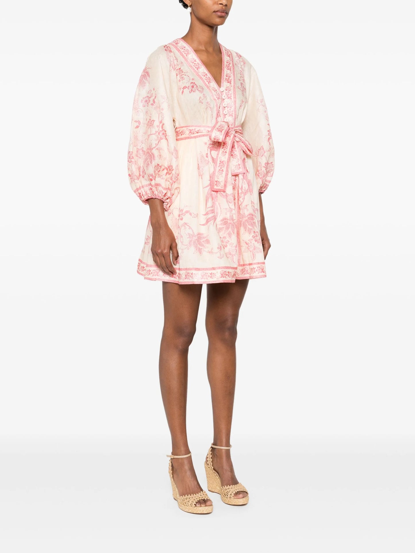 Lucky linen mini dress