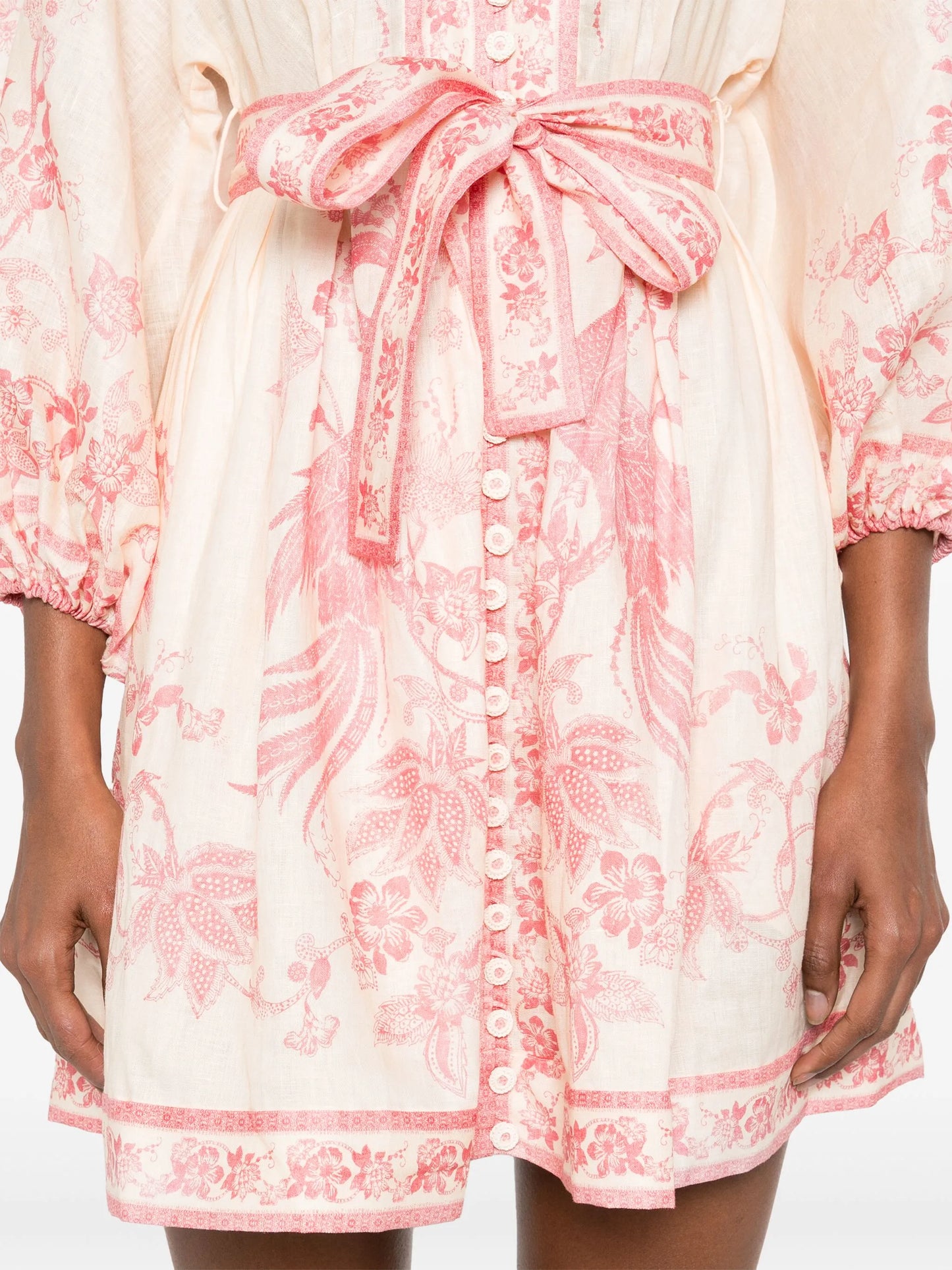 Lucky linen mini dress