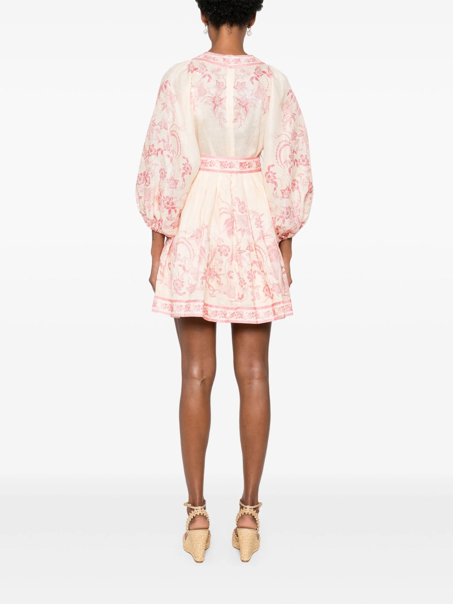 Lucky linen mini dress