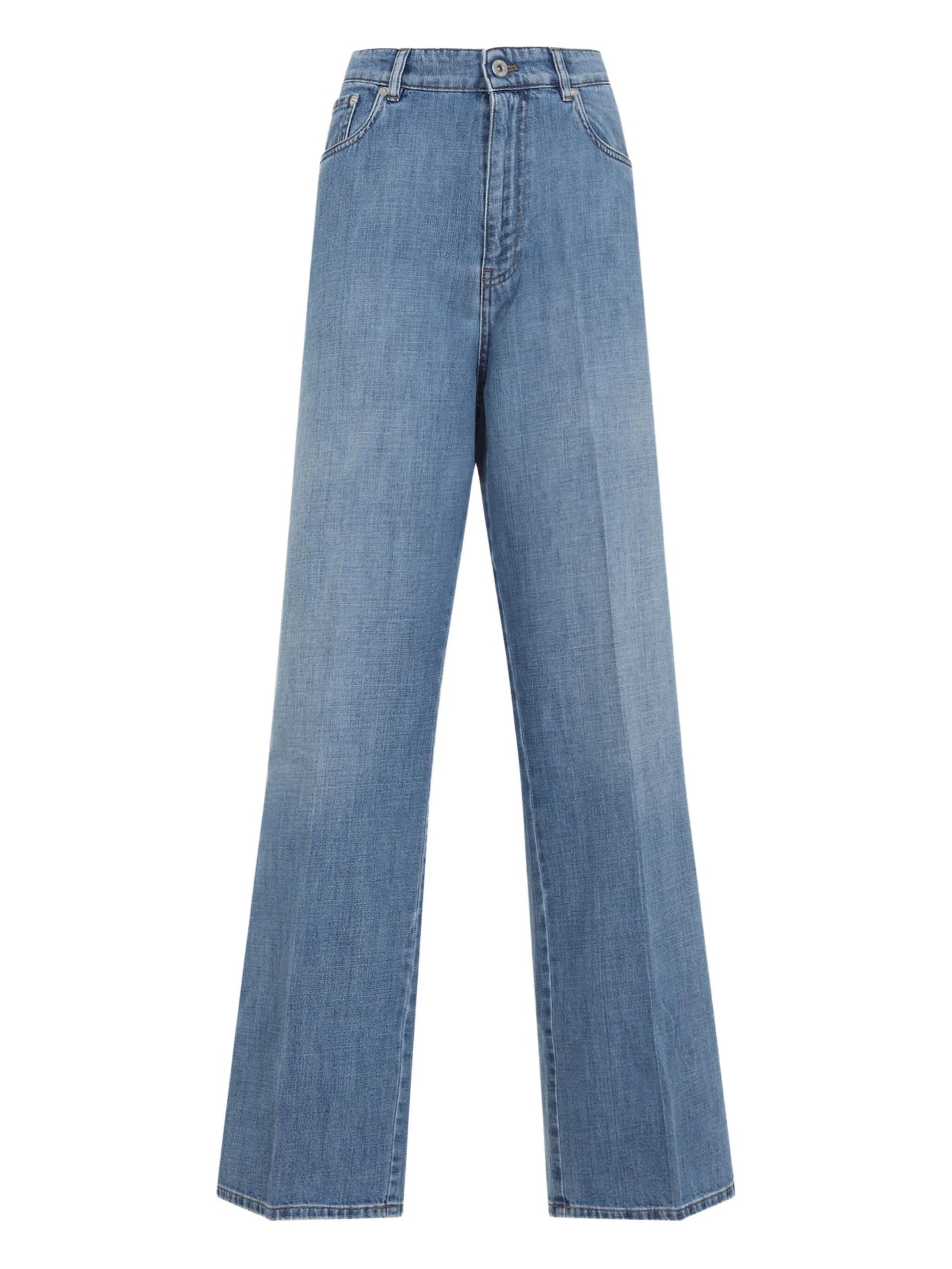 logo-appliqué jeans