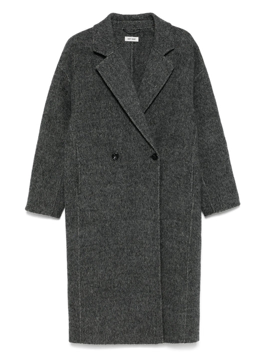 double-breasted coat