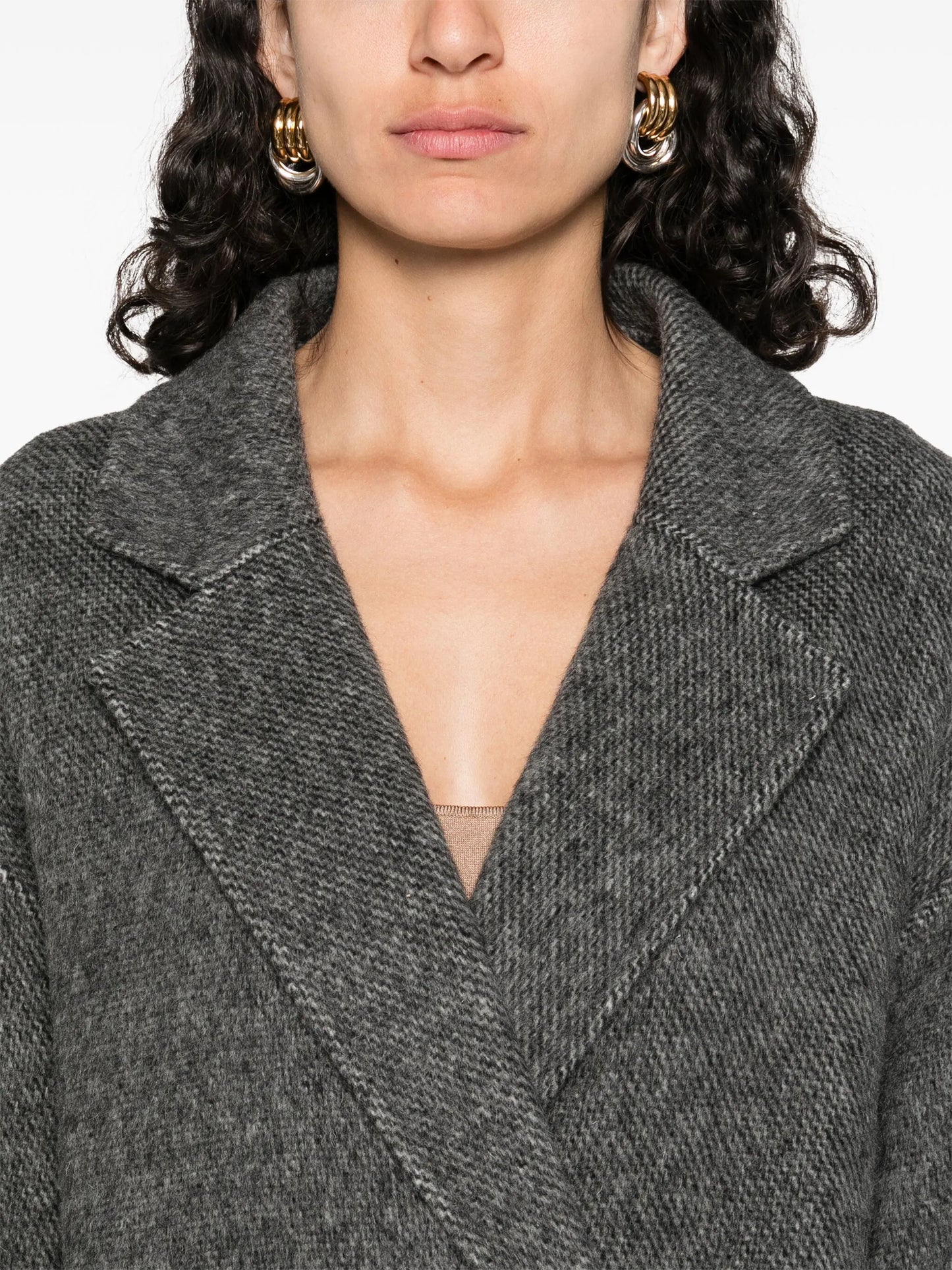 double-breasted coat