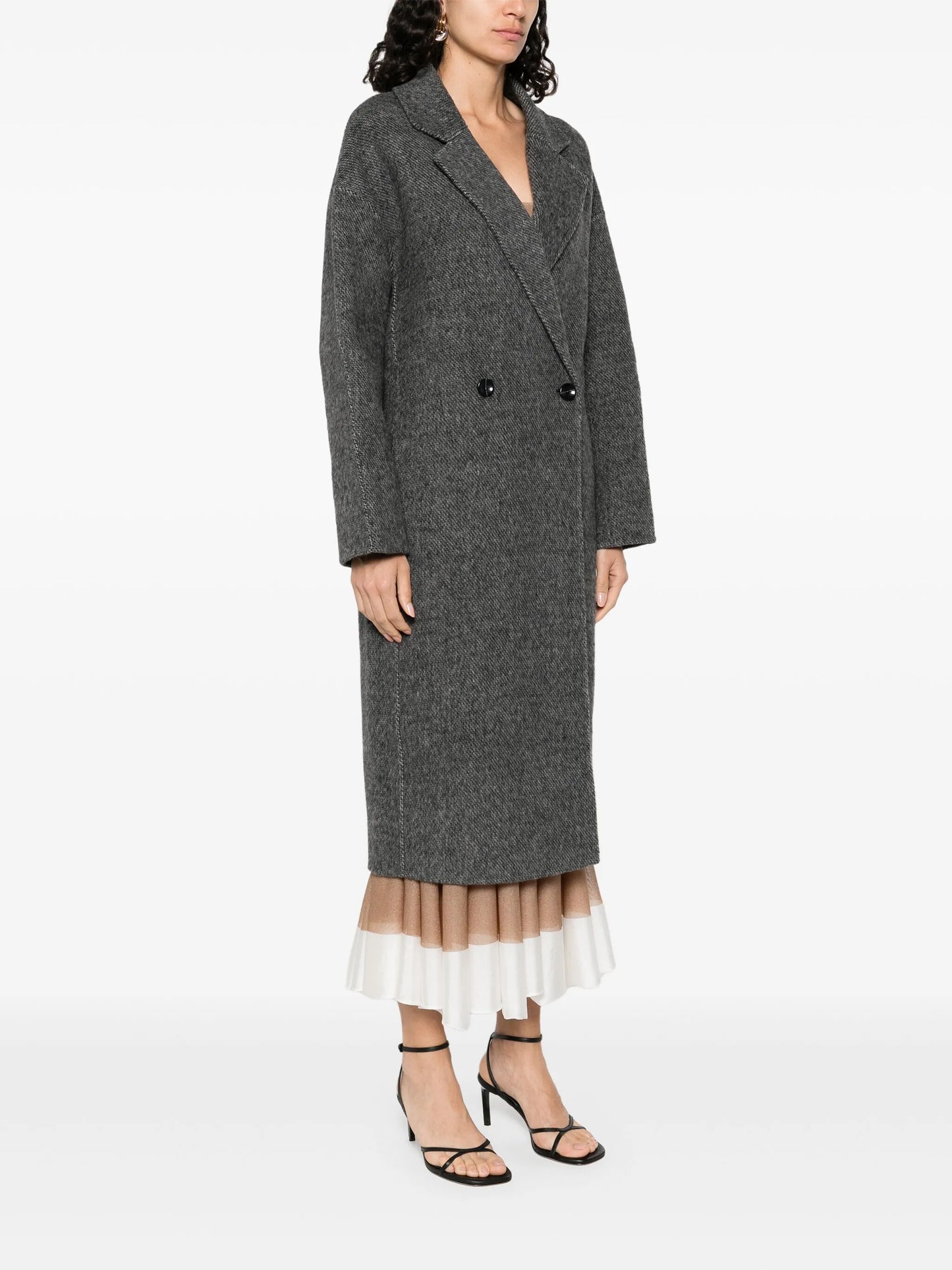 double-breasted coat