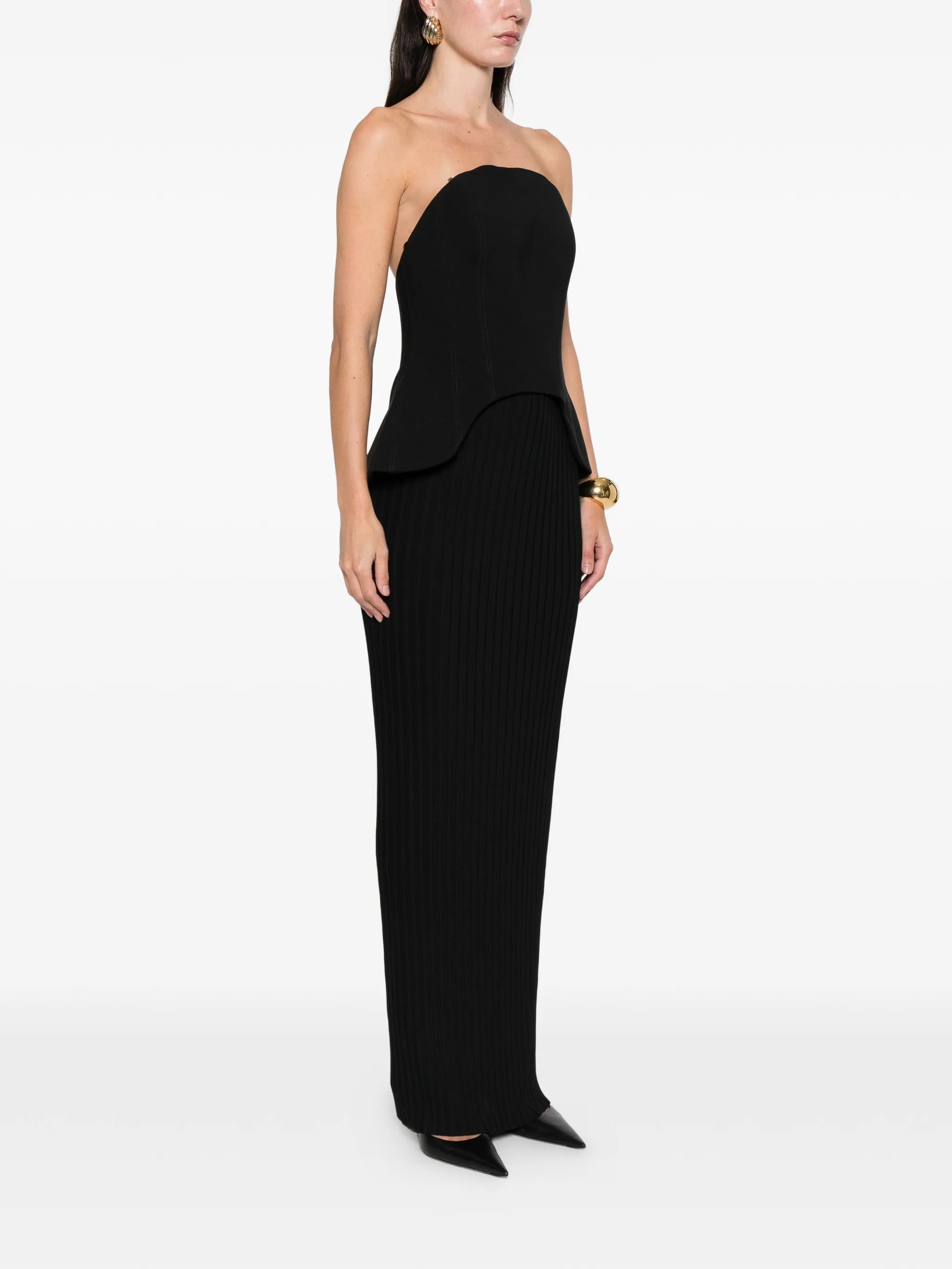 Kesi pleated maxi dress