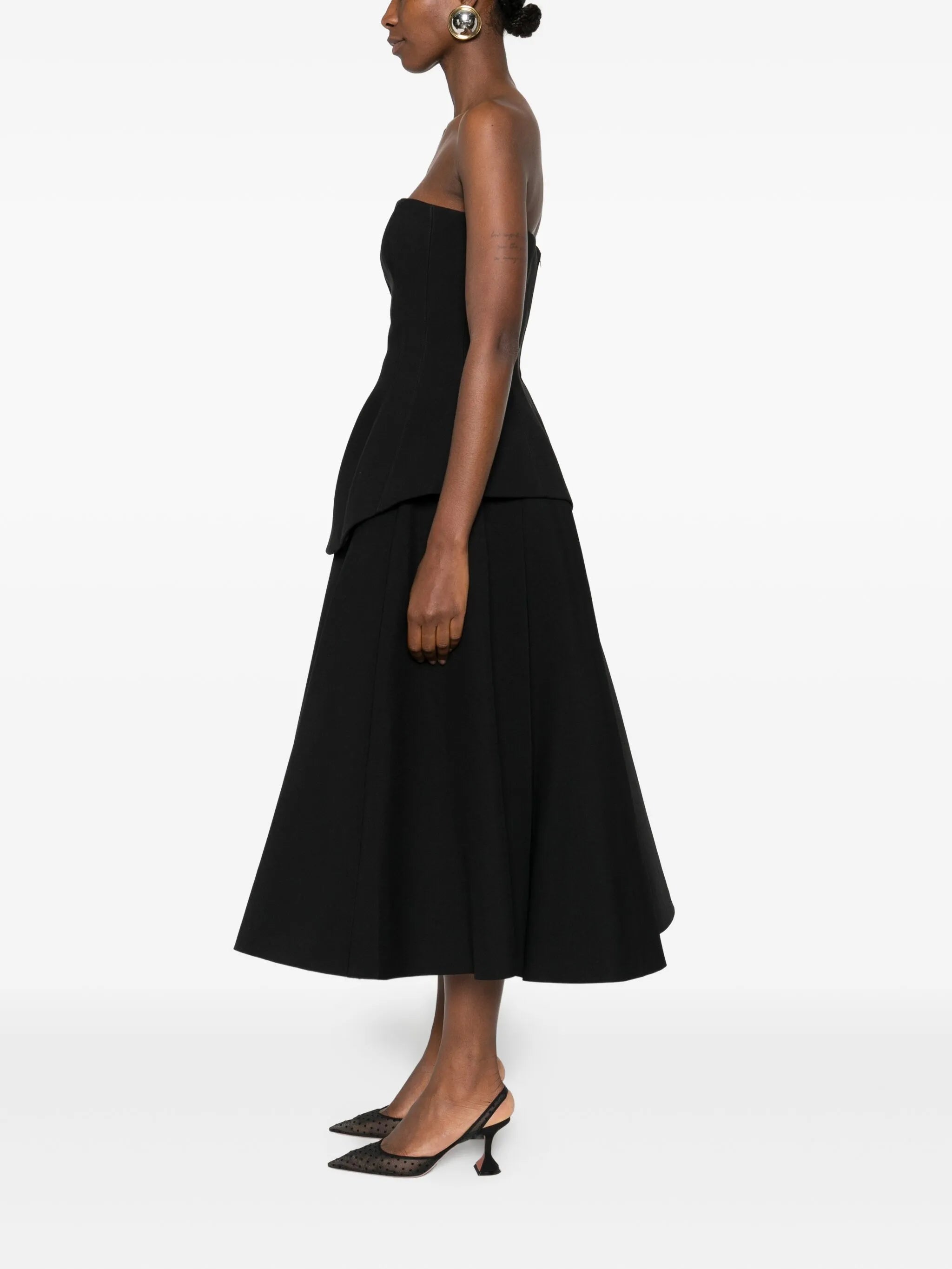 Ada strapless midi dress