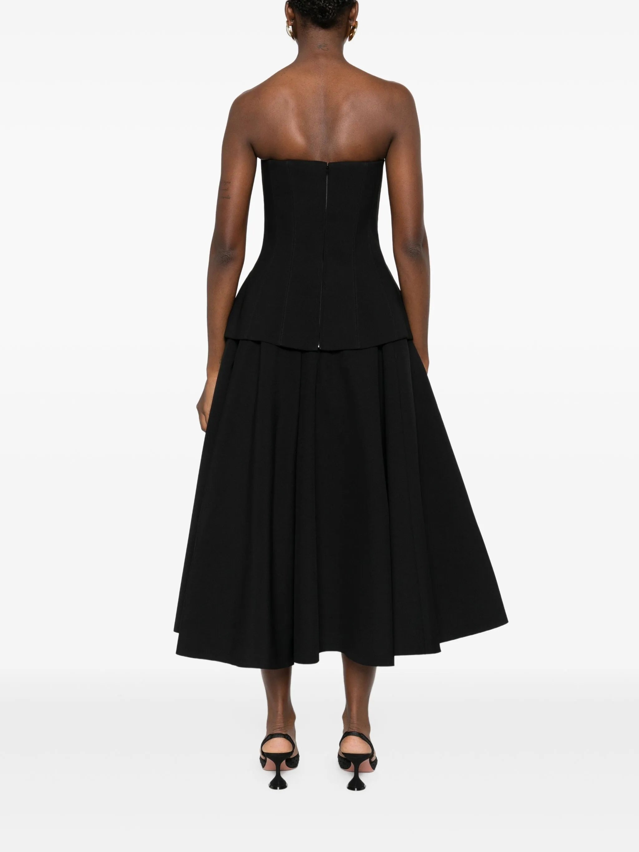 Ada strapless midi dress