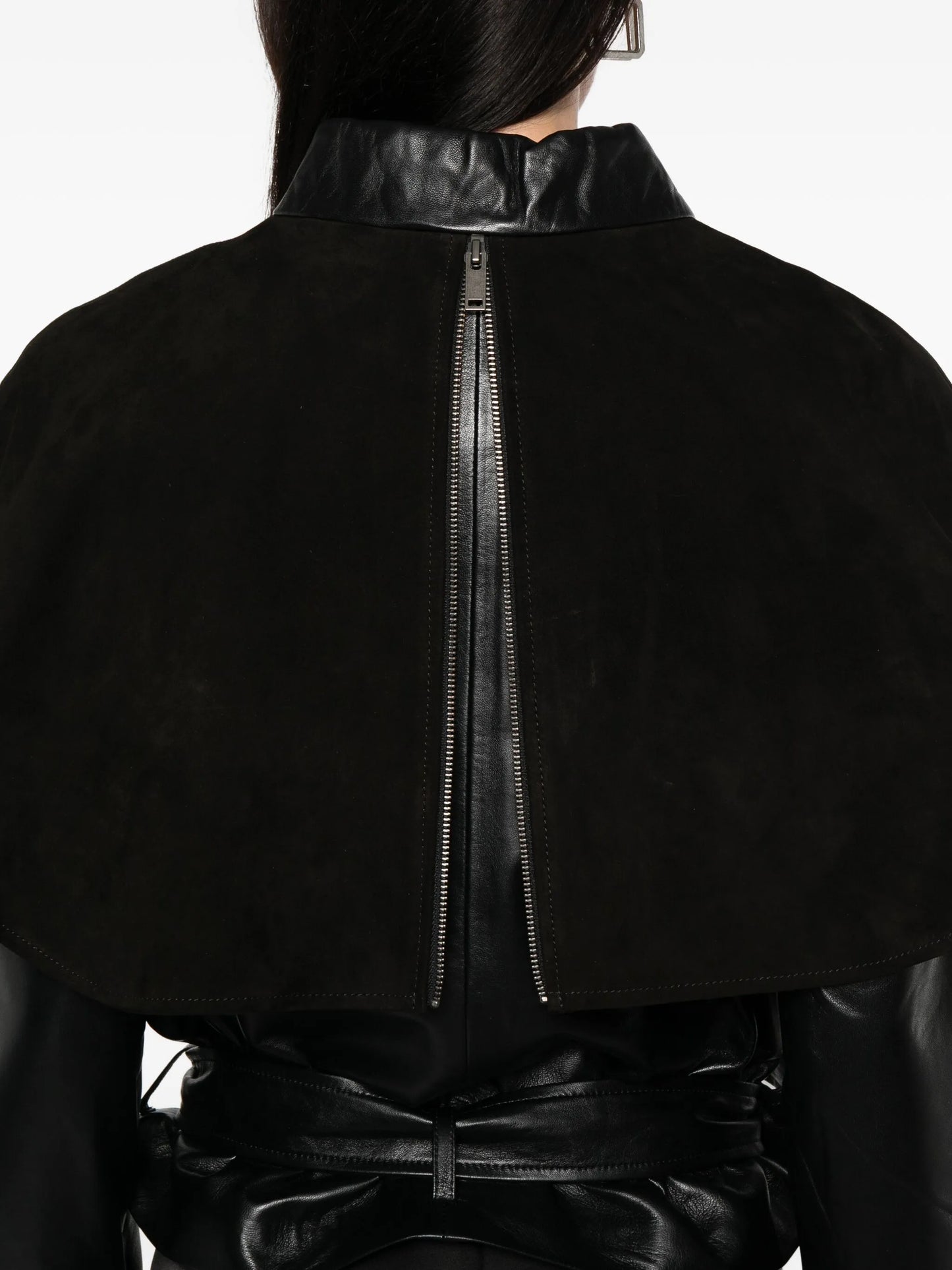 Rose leather jacket