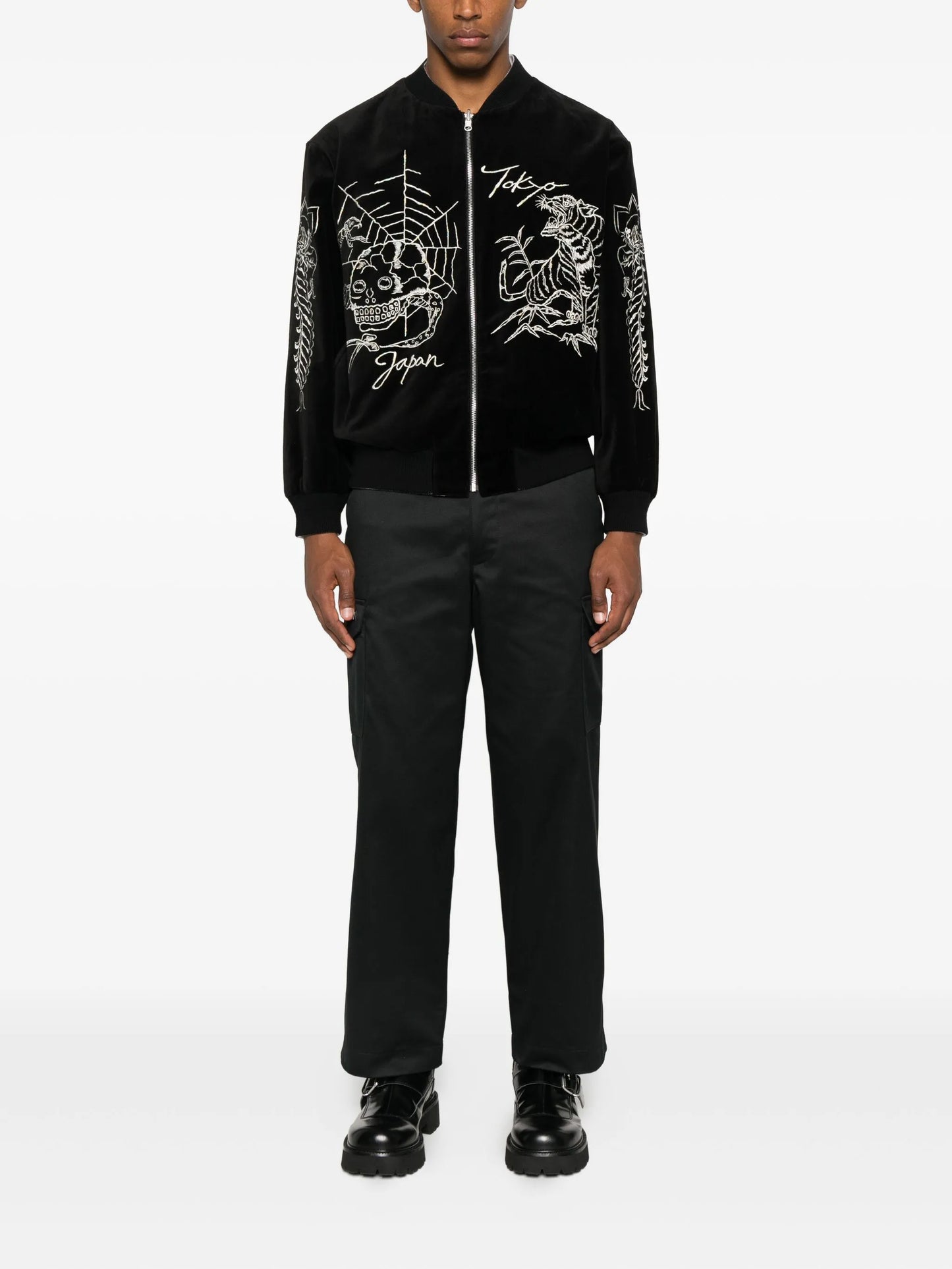 Souvenir embroidered bomber jacket