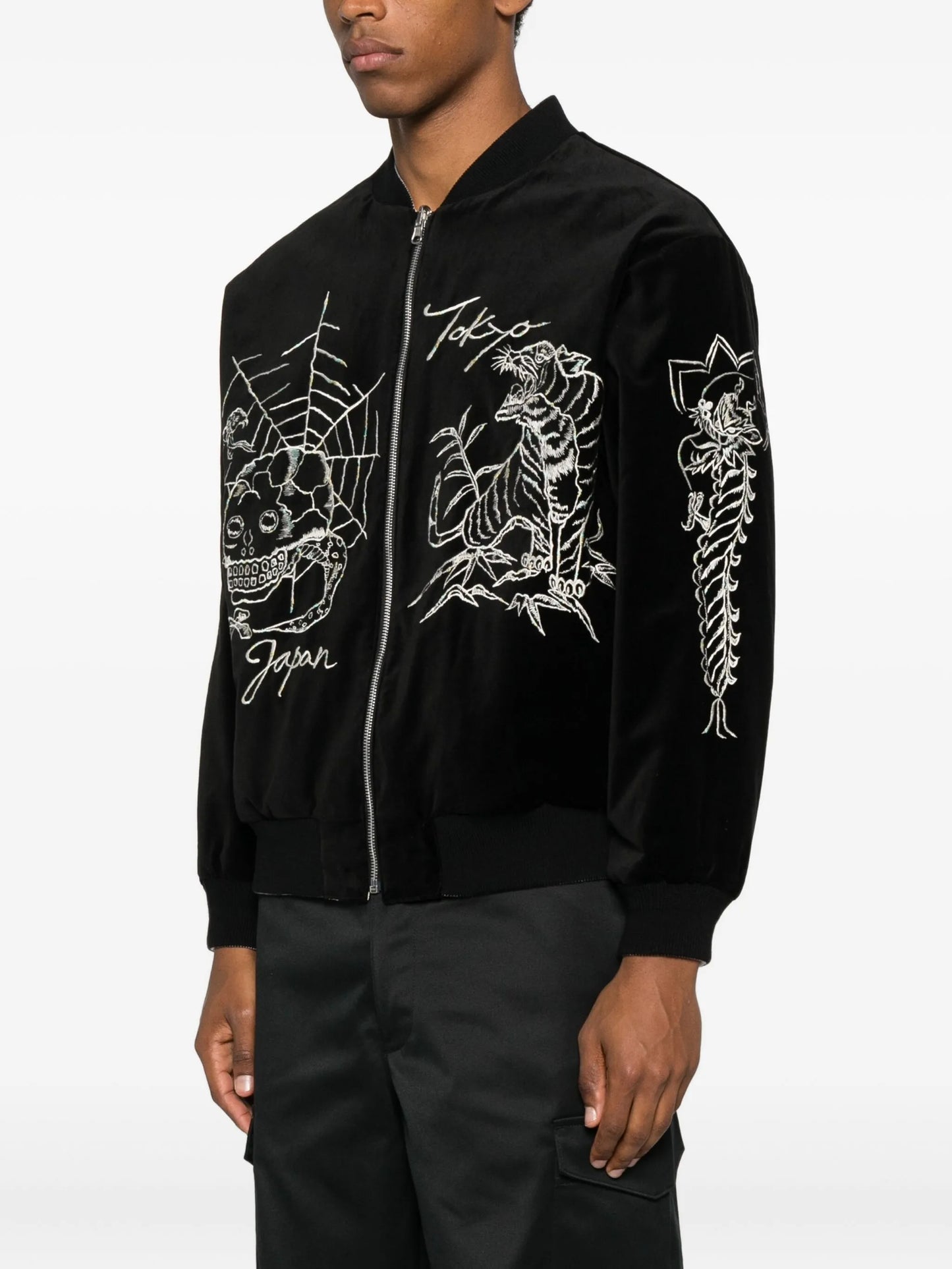 Souvenir embroidered bomber jacket
