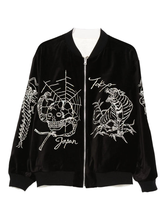 Souvenir embroidered bomber jacket