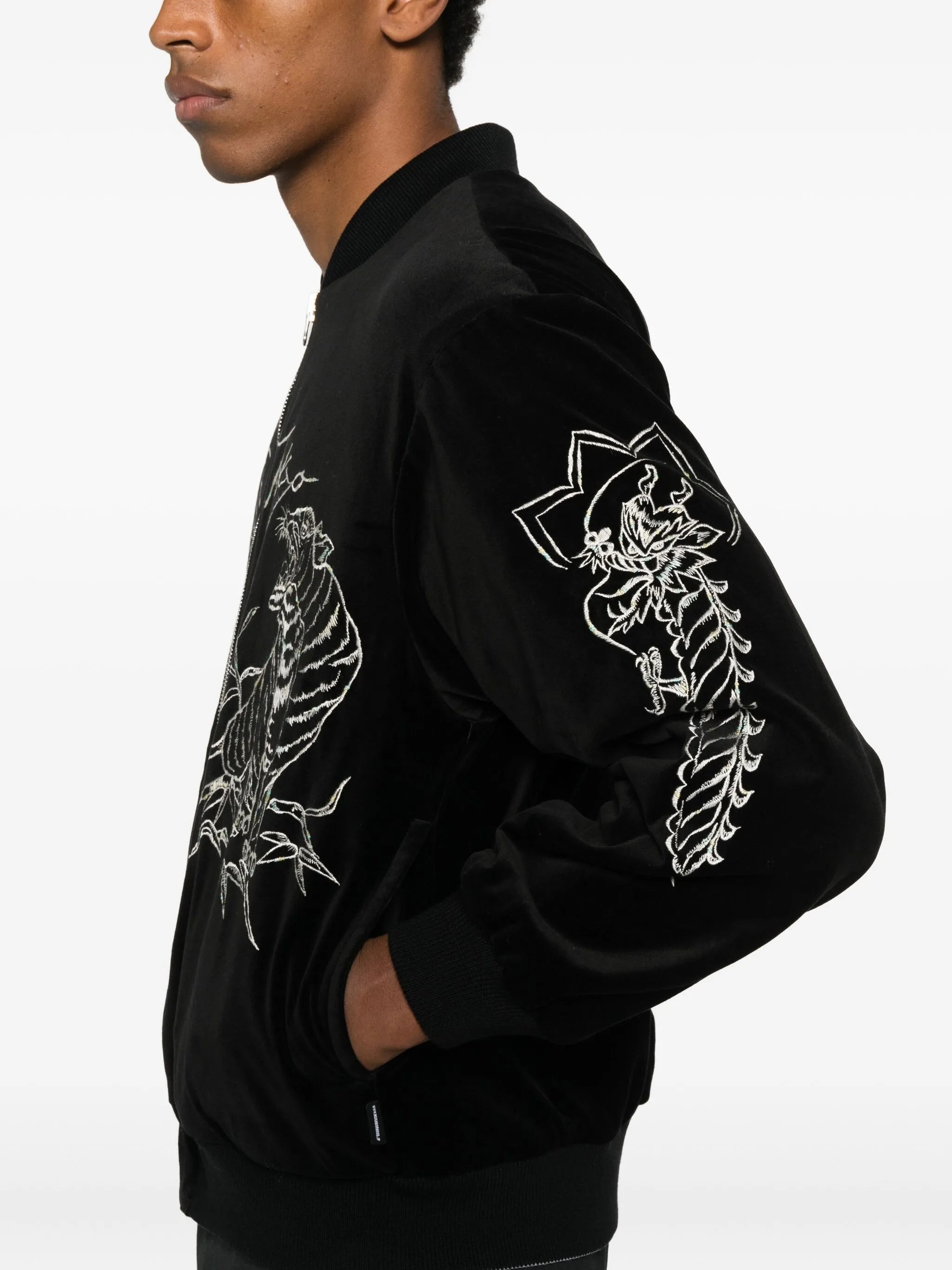 Souvenir embroidered bomber jacket