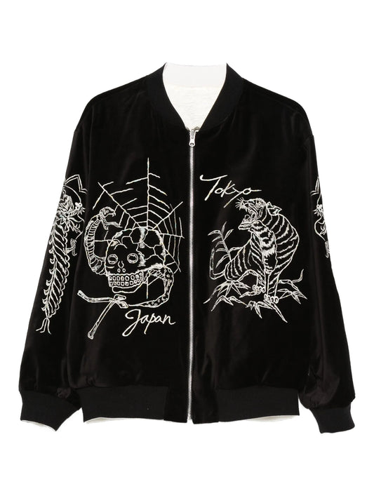 Souvenir embroidered bomber jacket