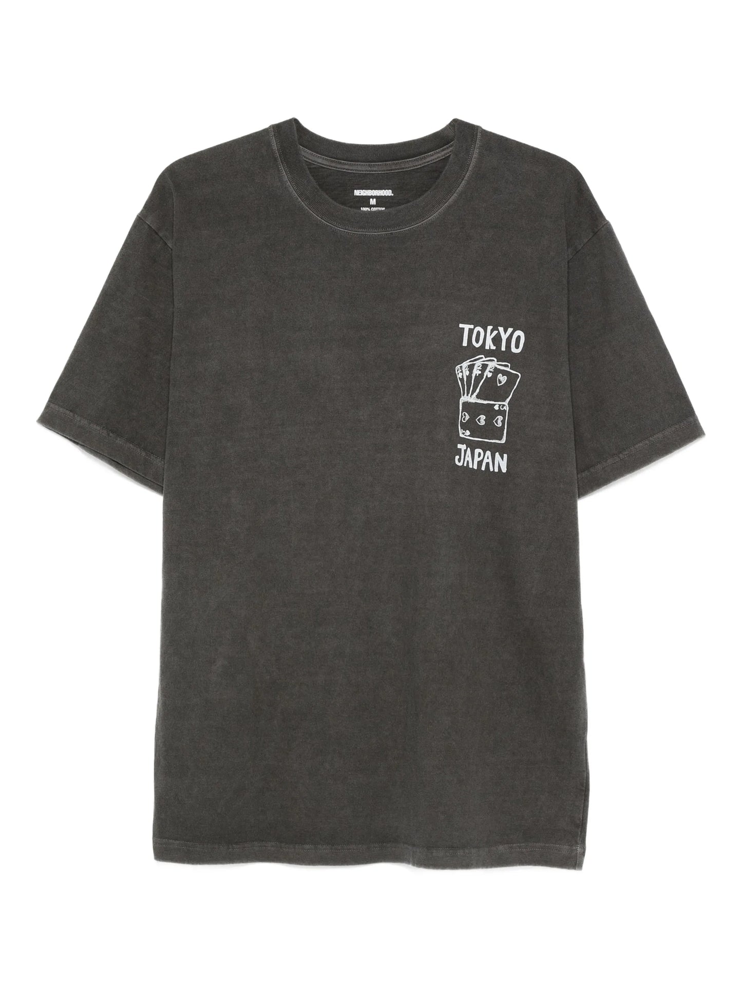 graphic-print round-neck T-shirt