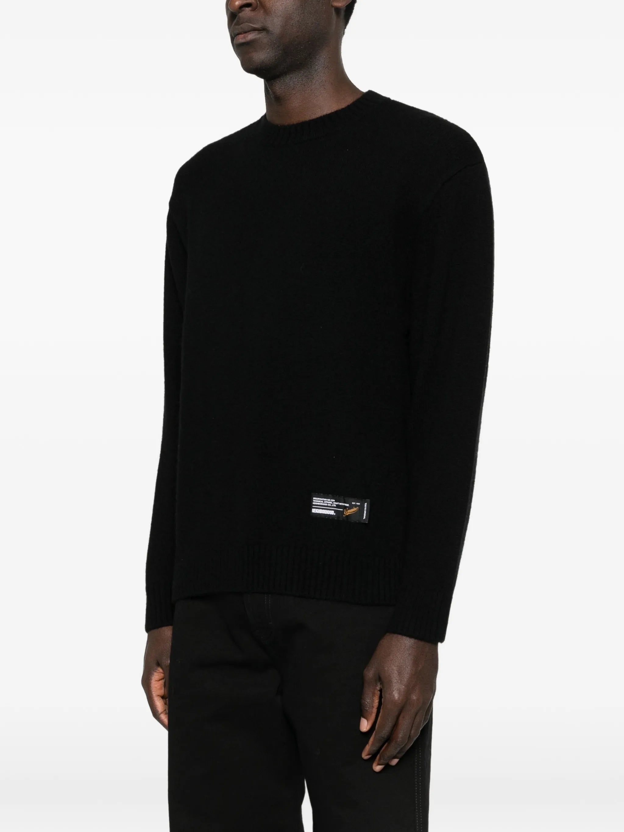 crewneck plain sweater