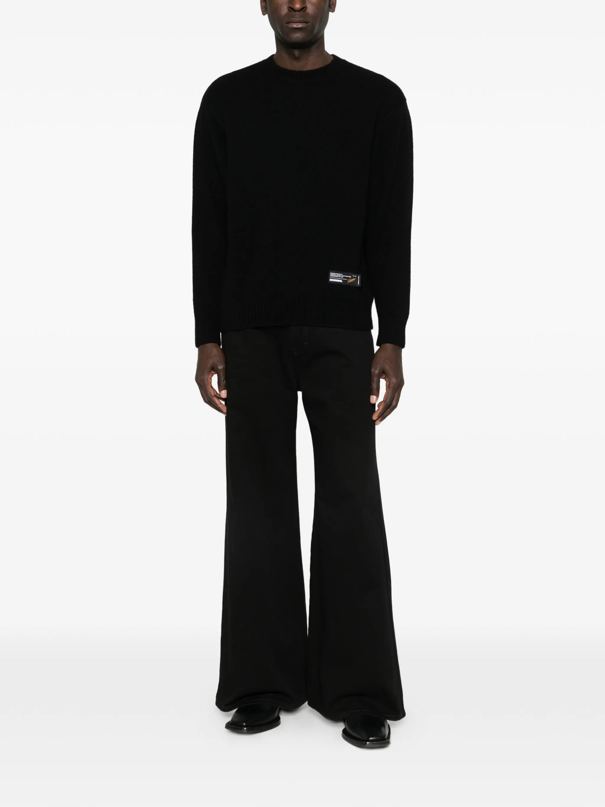 crewneck plain sweater