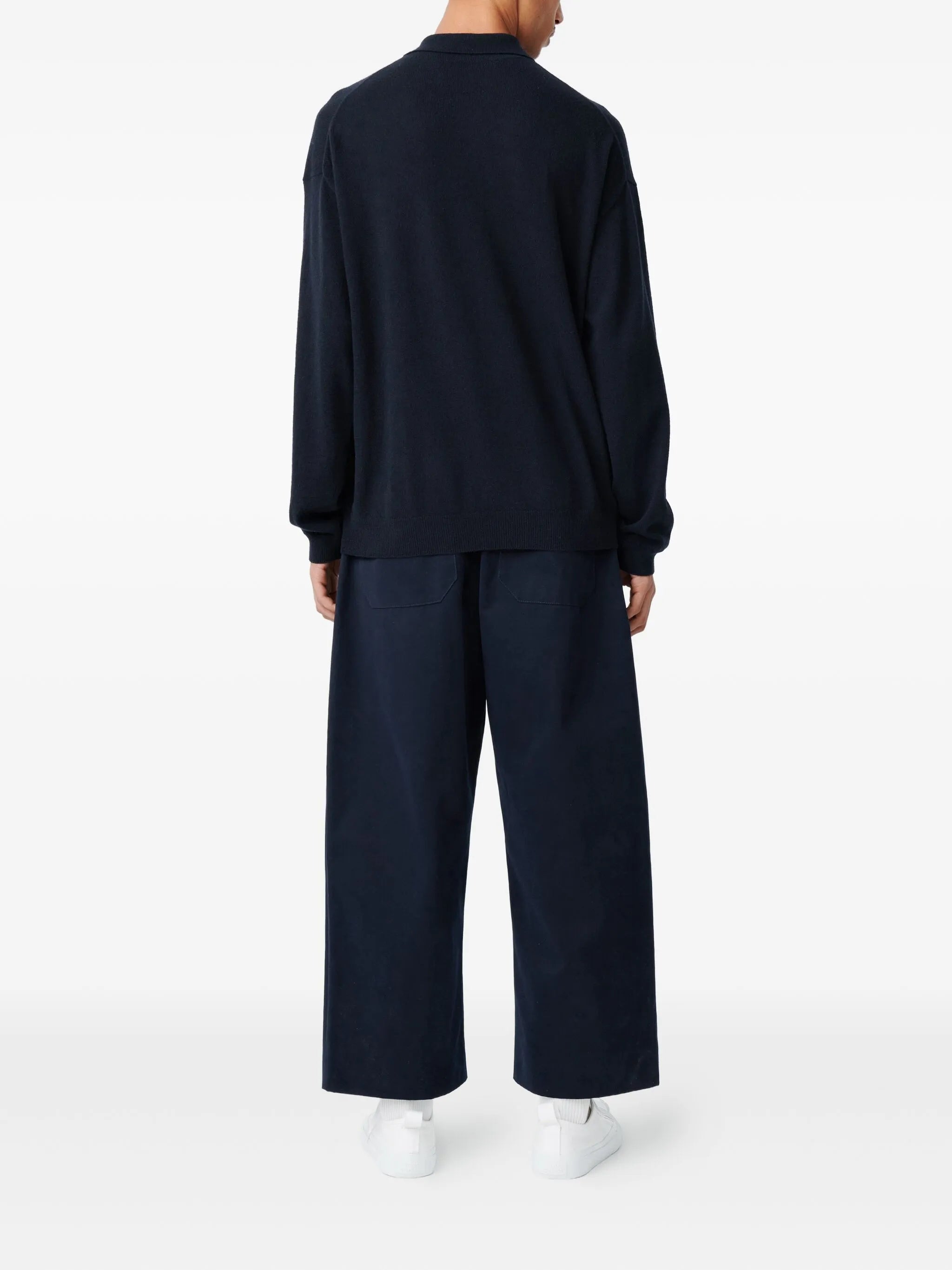 Noe polo-neck wool polo shirt