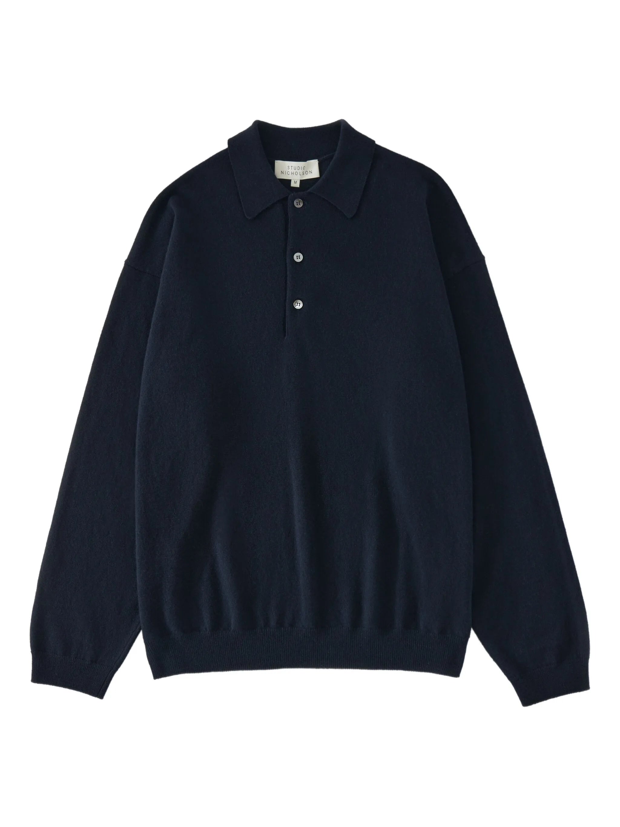 Noe polo-neck wool polo shirt