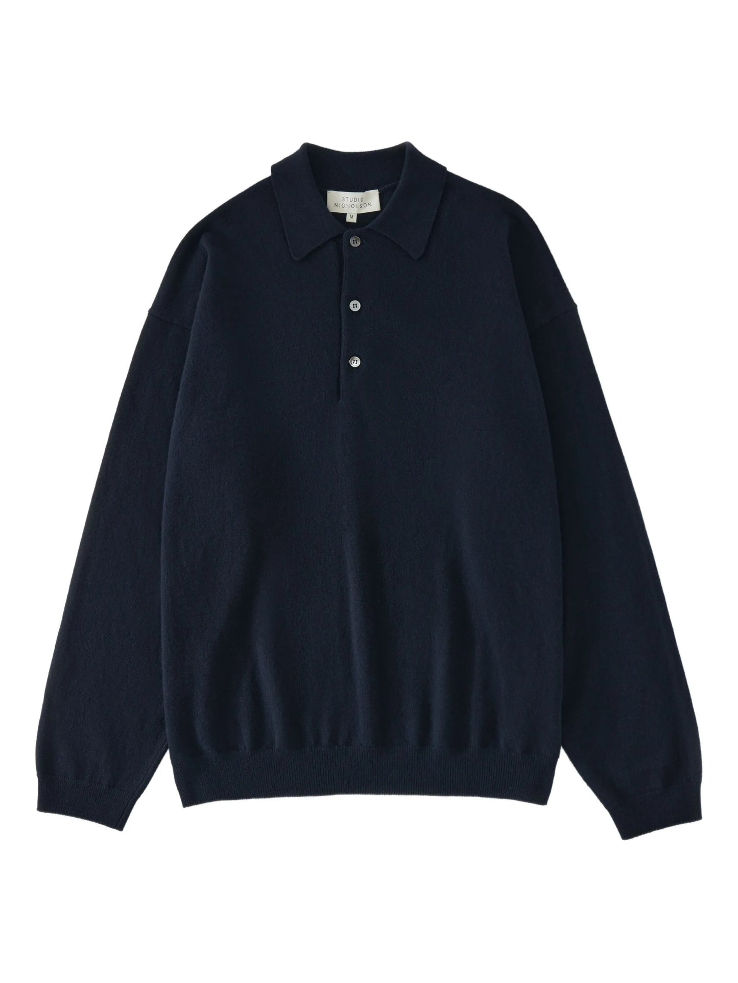 Noe polo-neck wool polo shirt