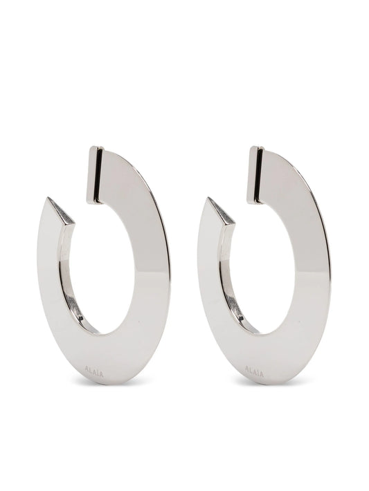 blade hoops earrings