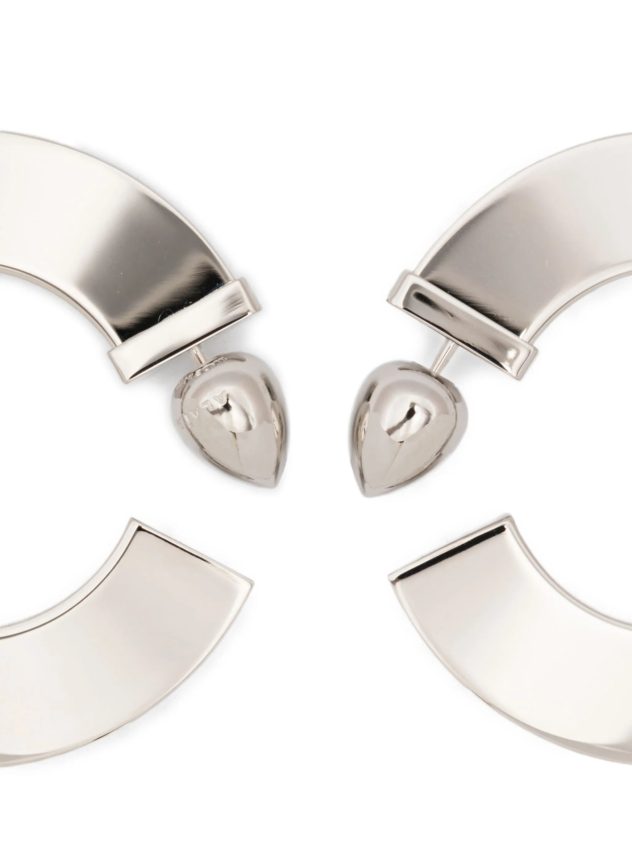 blade hoops earrings