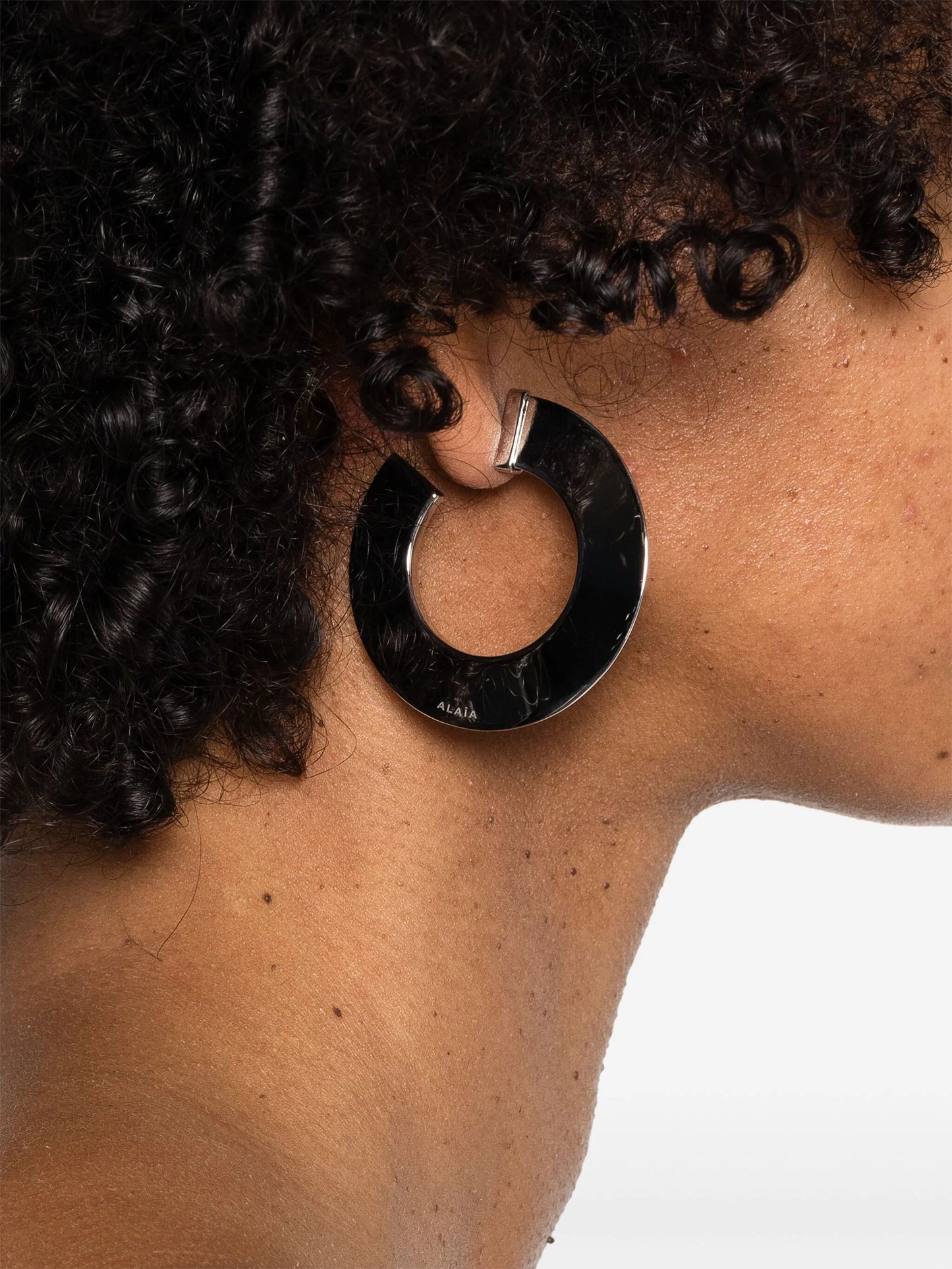 blade hoops earrings