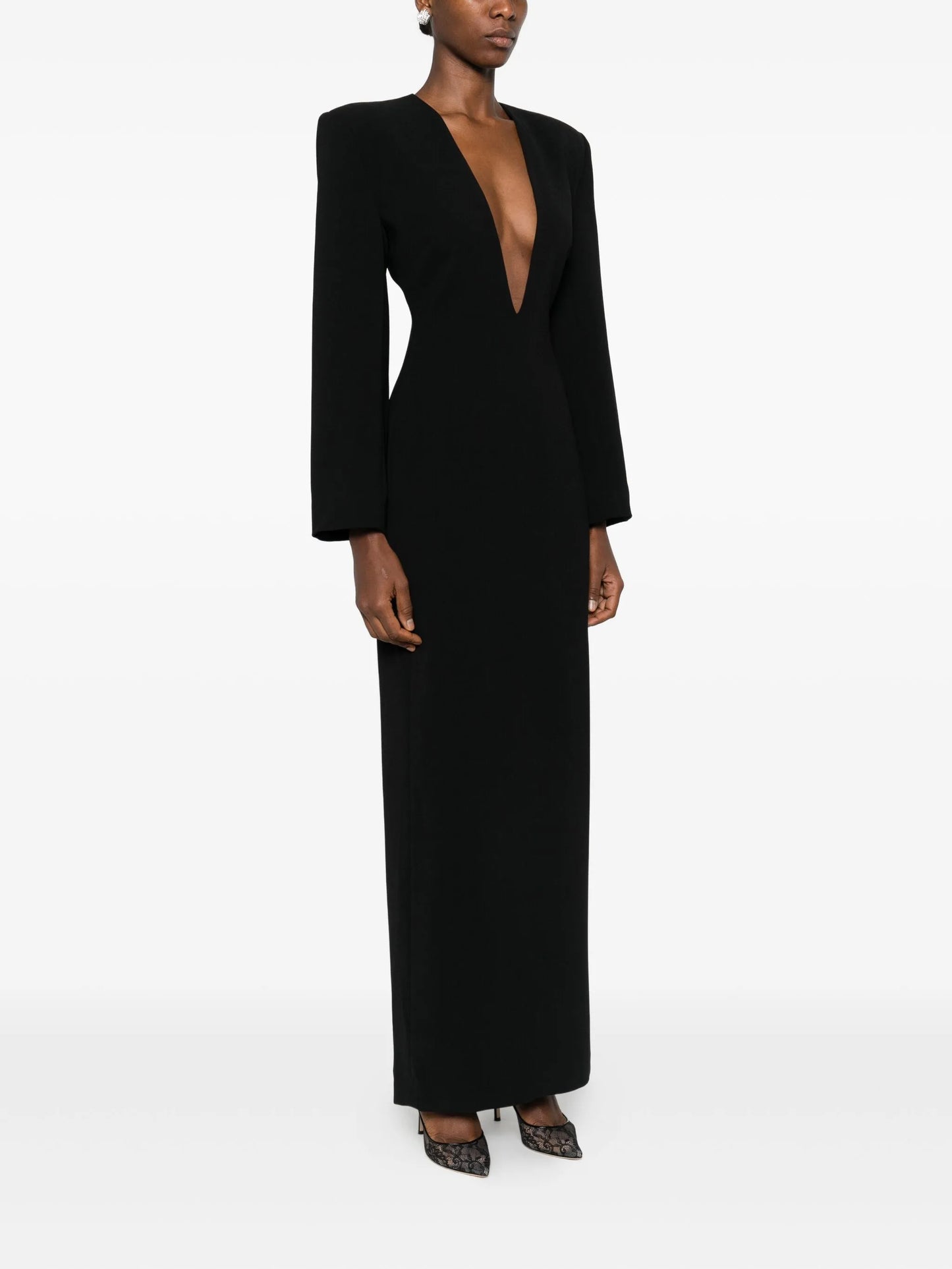 Deacon long-sleeve maxi dress