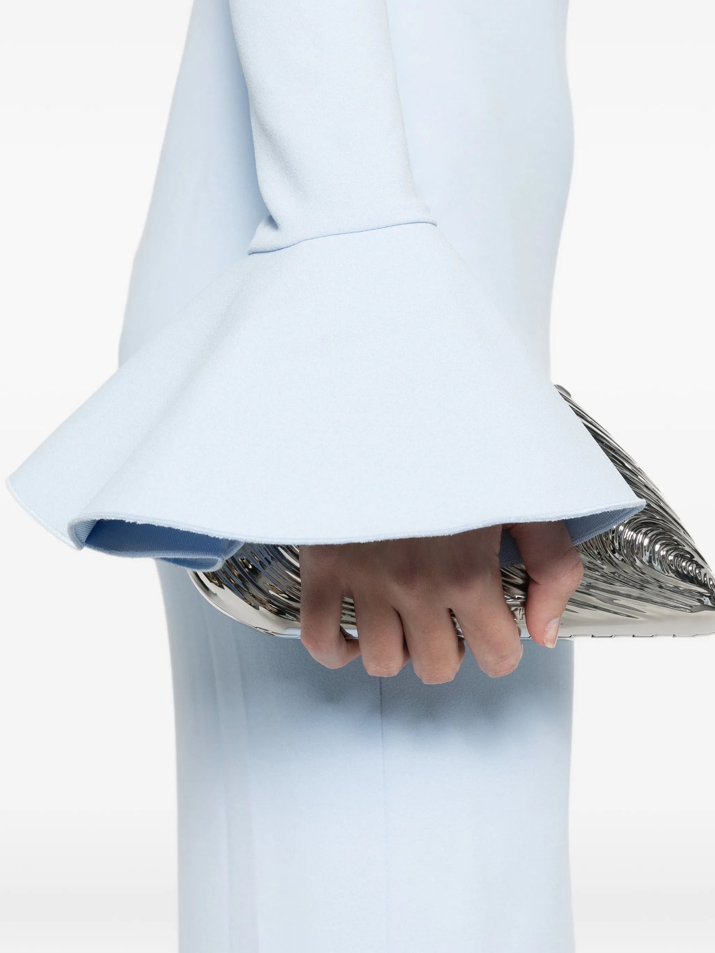 Anica bell-sleeve maxi dress