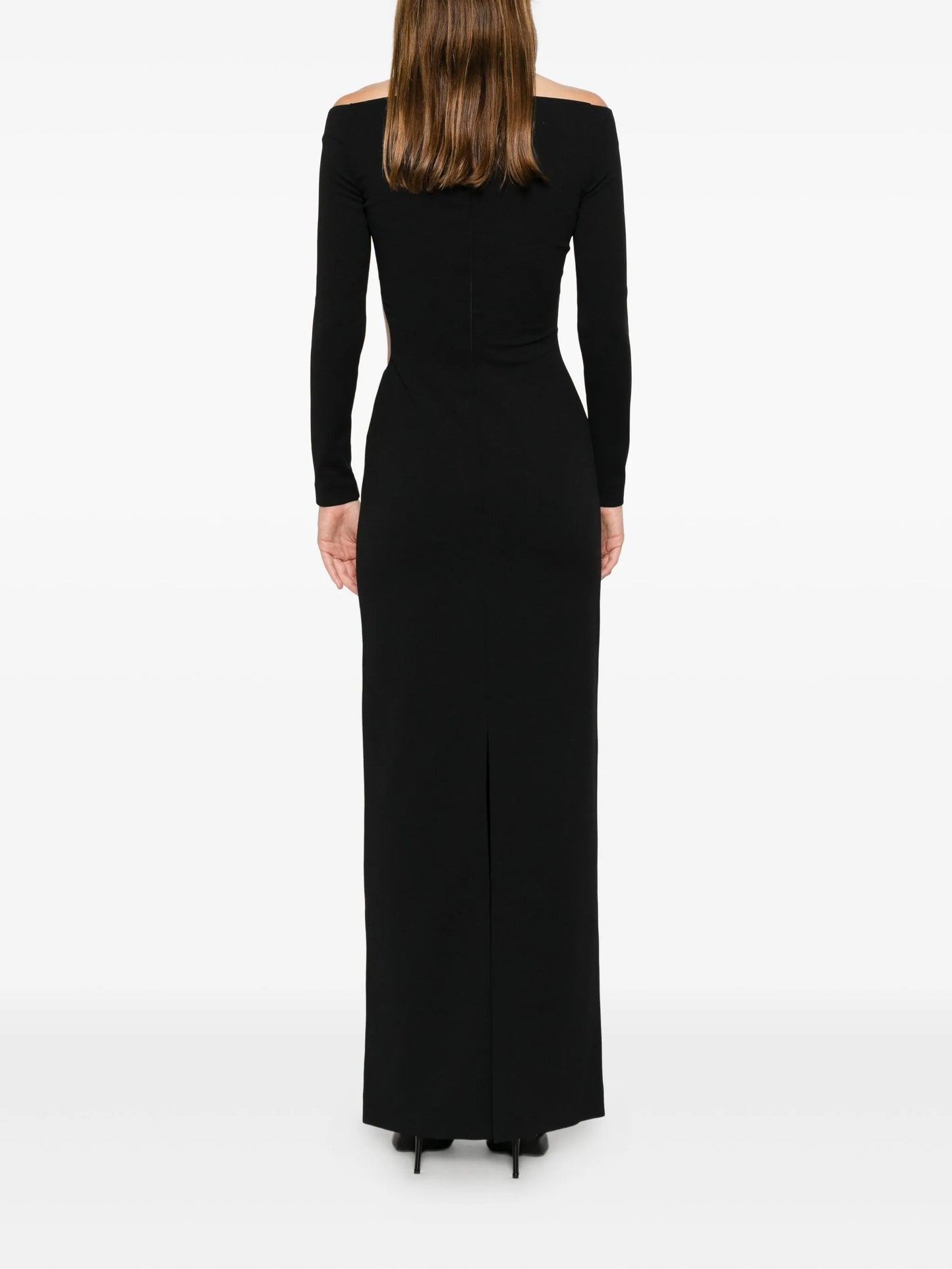 Mircea off-shoulder cut-out maxi dress