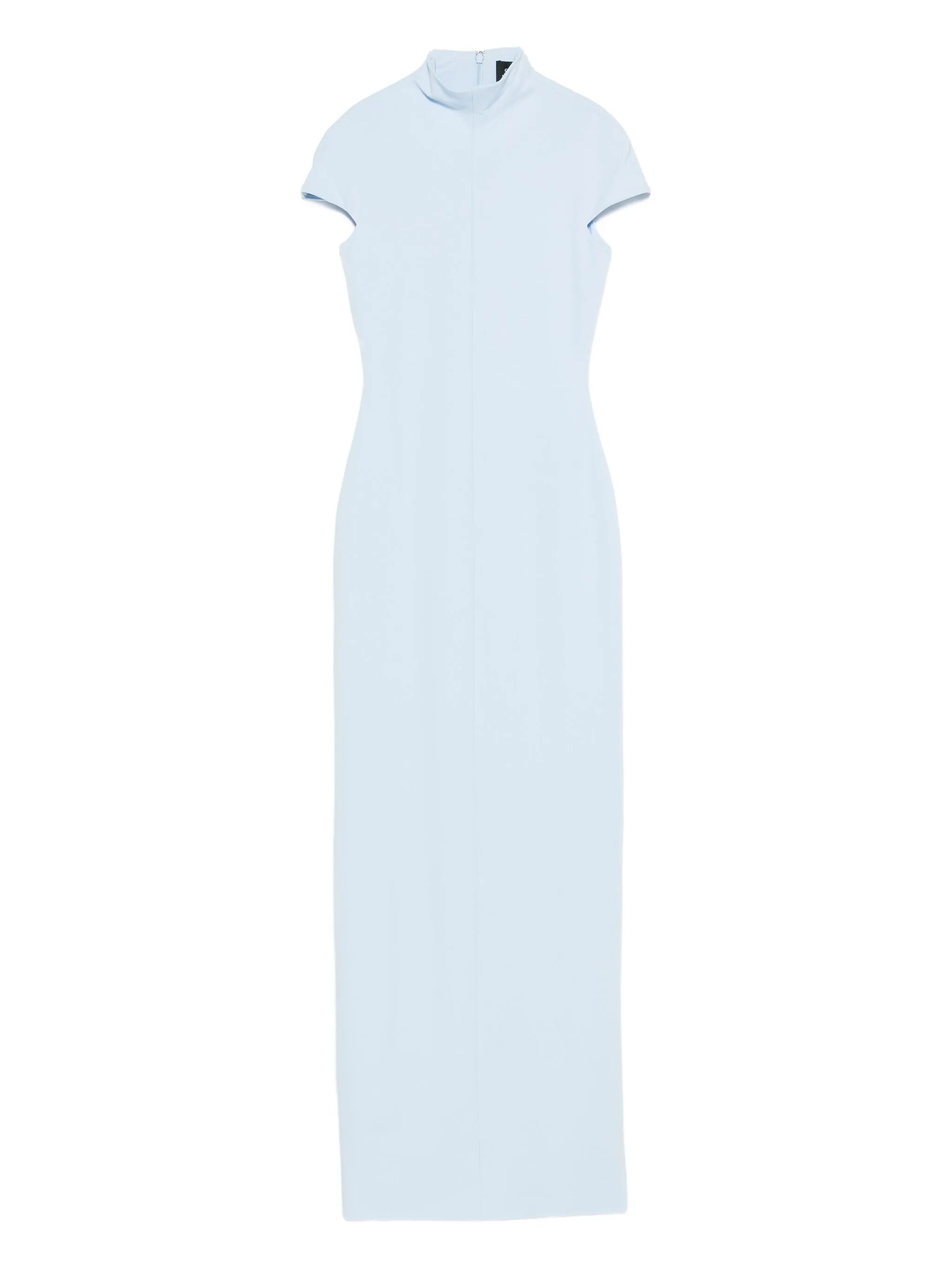 Lang mock-neck maxi dress