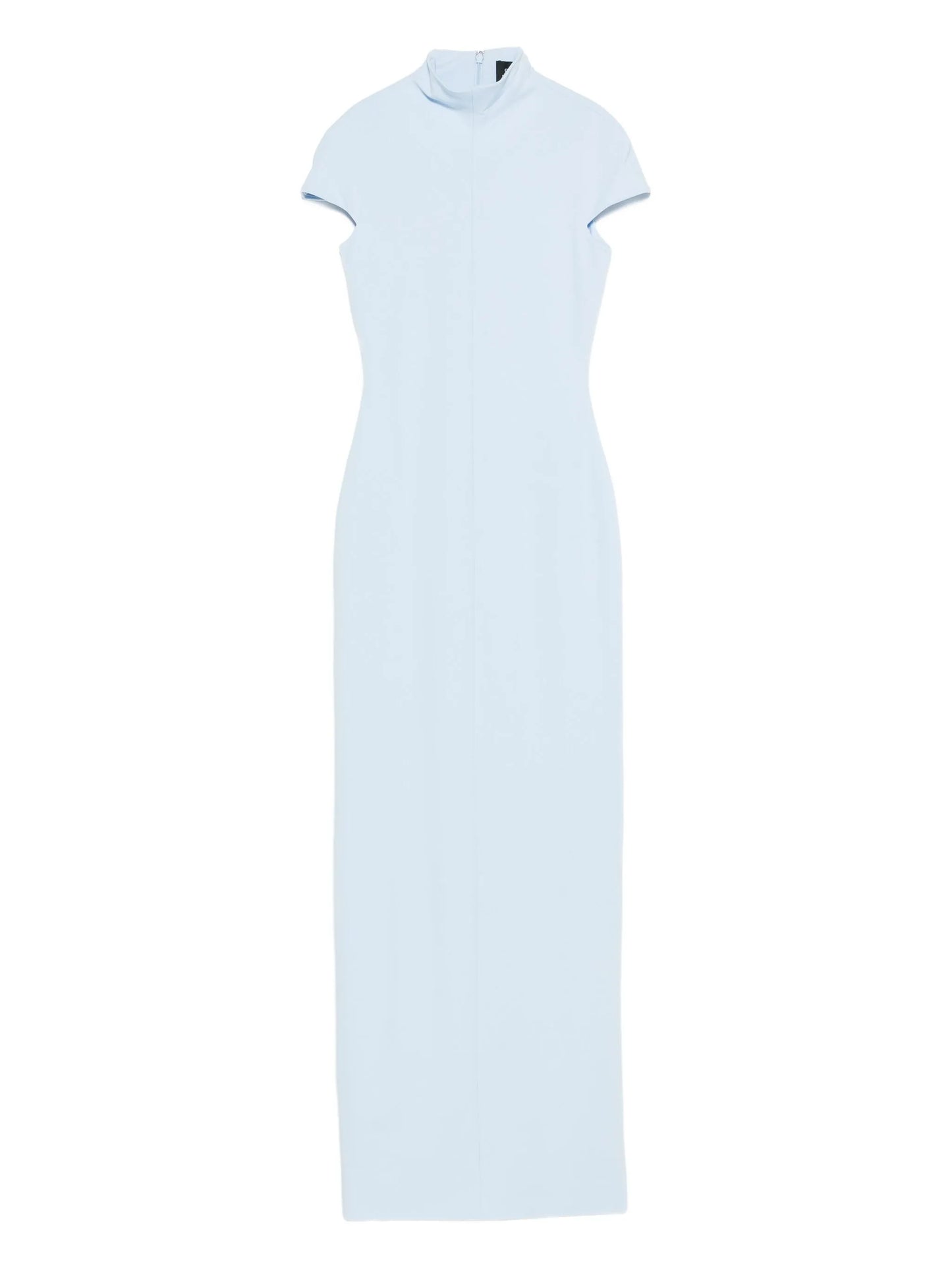 Lang mock-neck maxi dress