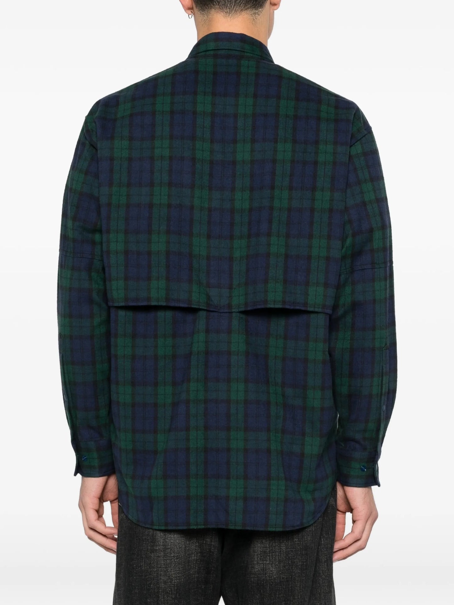 tartan-check shirt