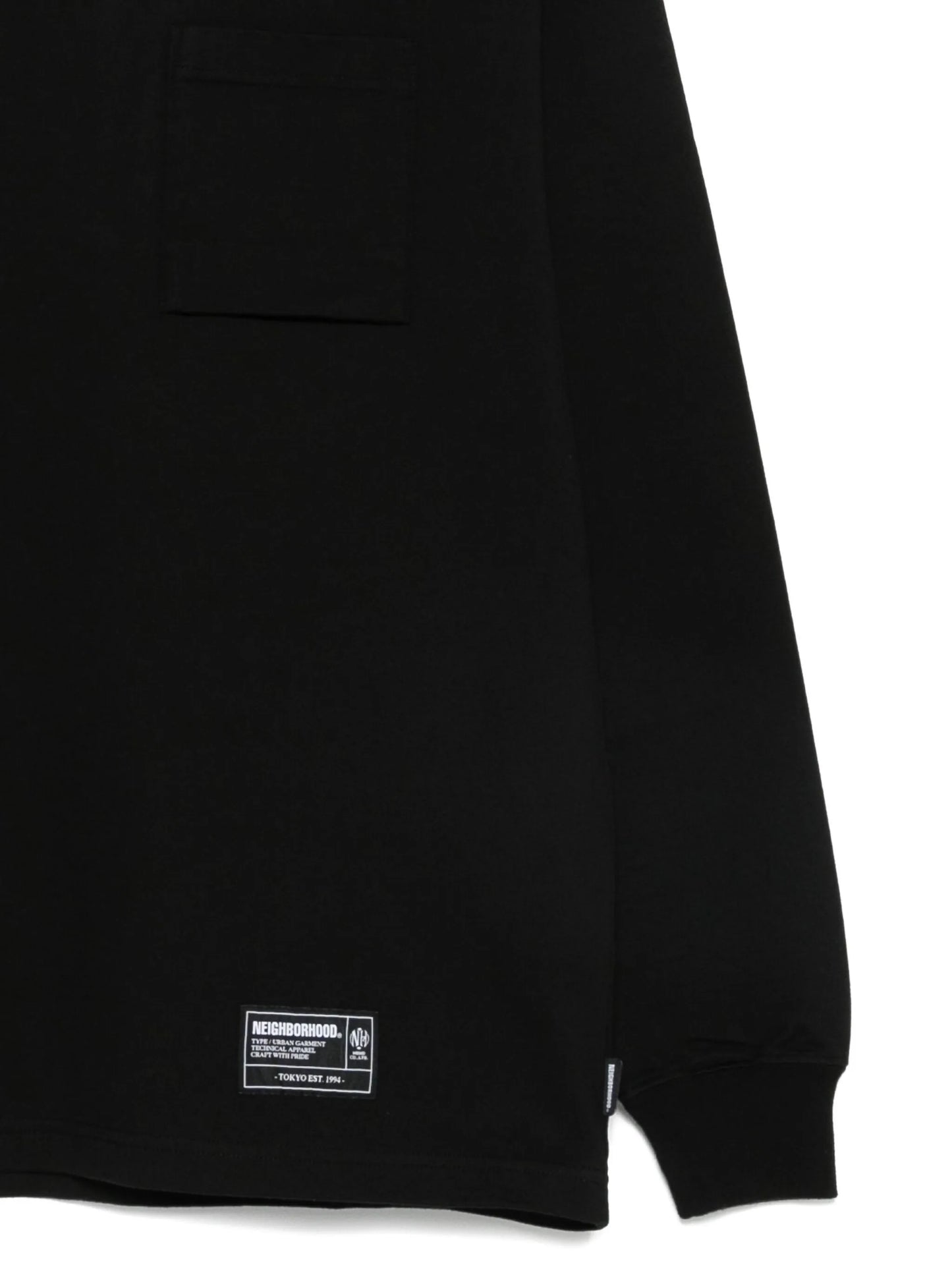 logo-patch long sleeve T-shirt