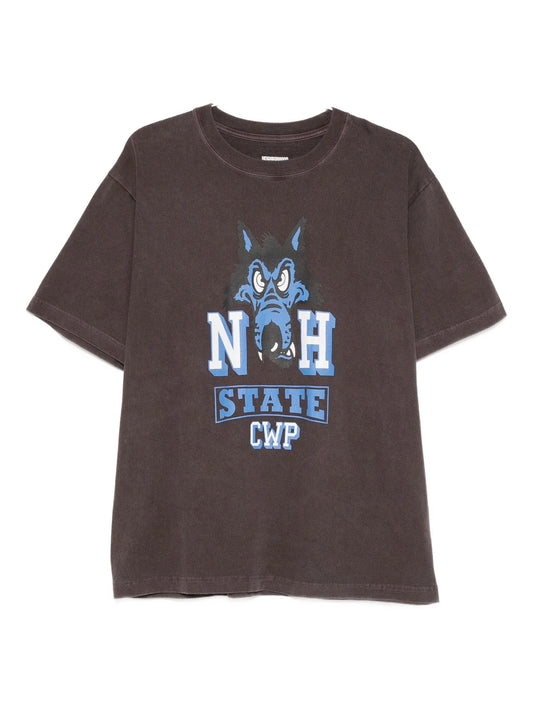 NH wolf-print T-shirt