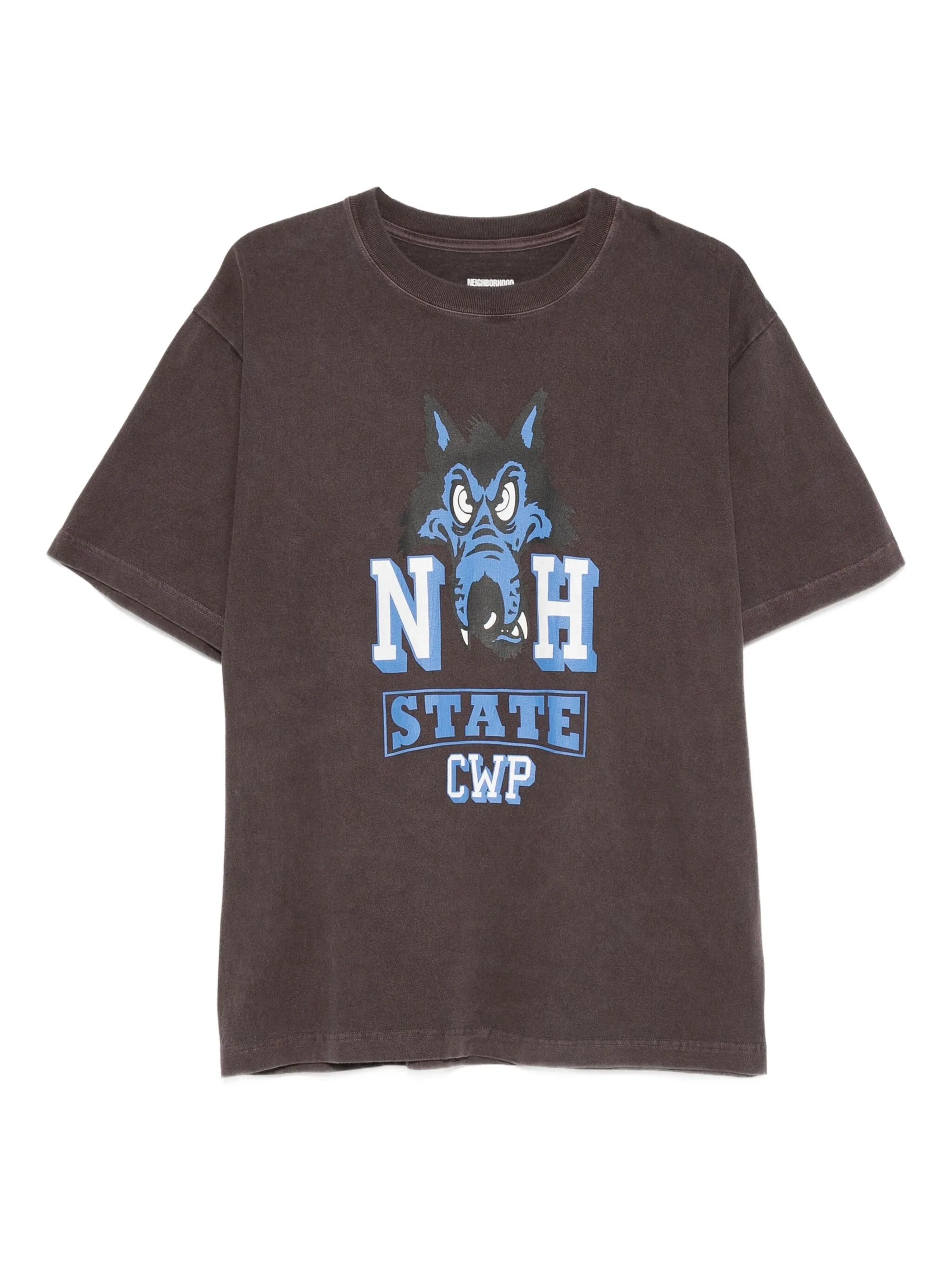 NH wolf-print T-shirt