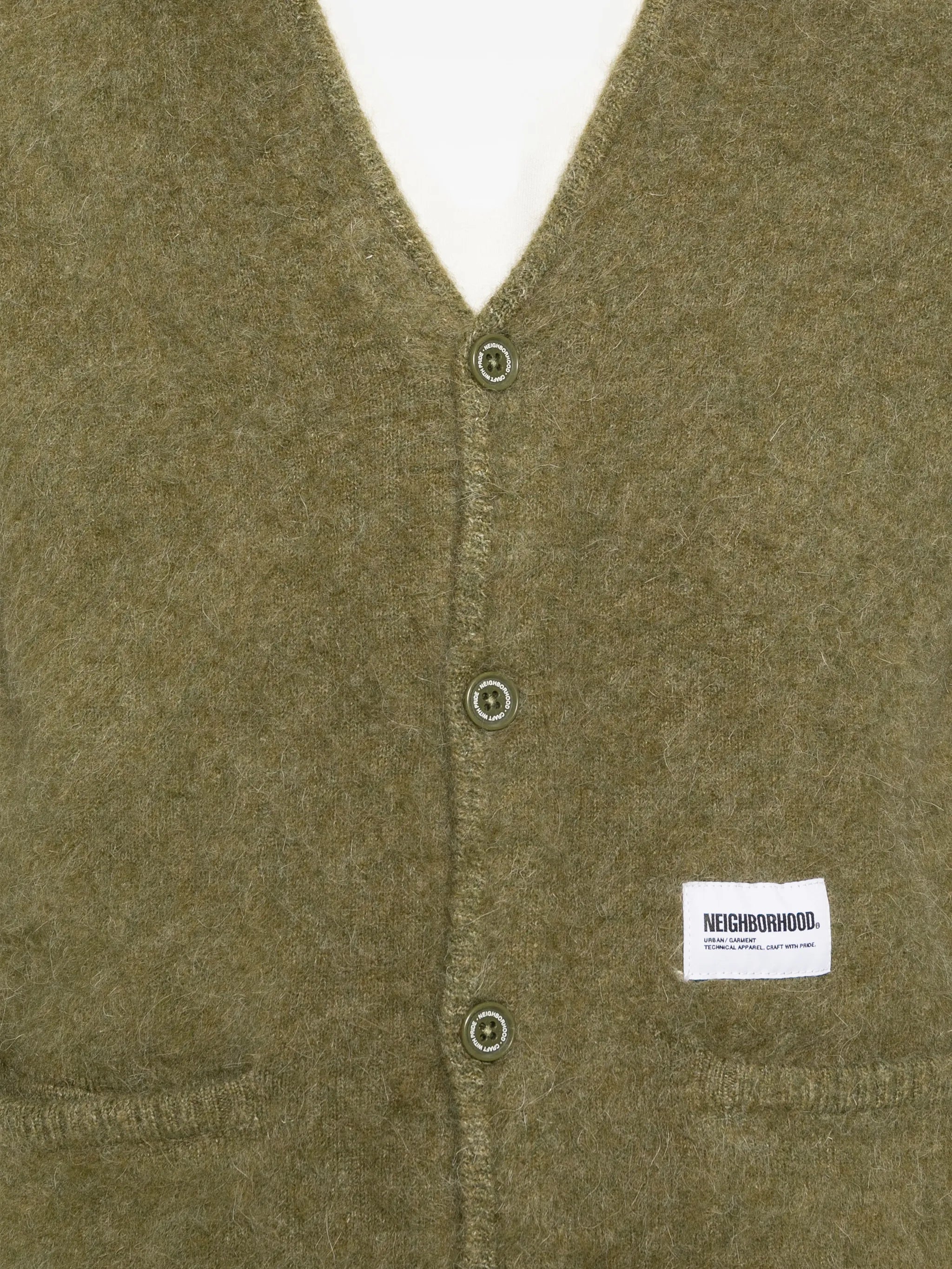 V-neck pocket cardigan