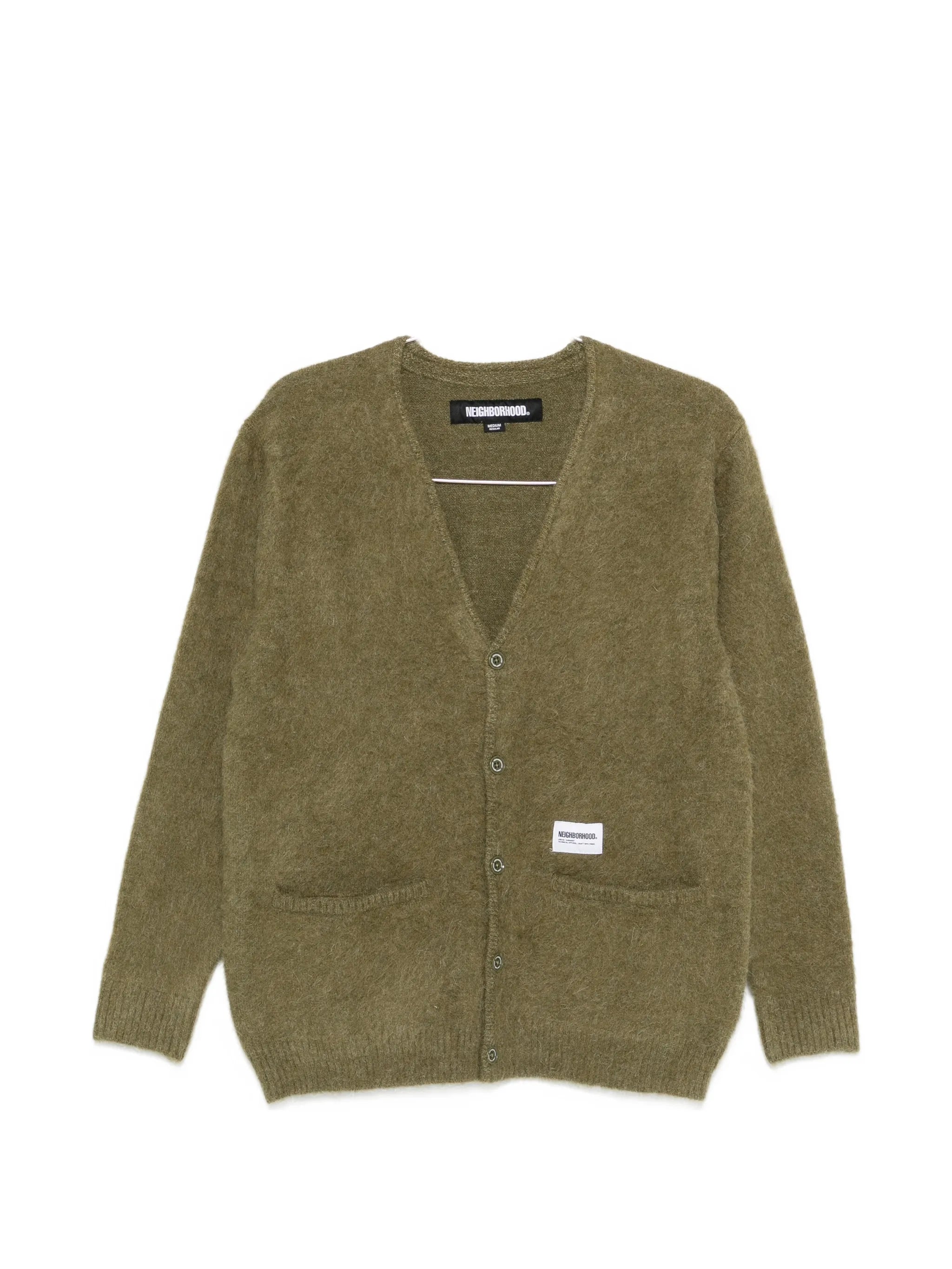 V-neck pocket cardigan