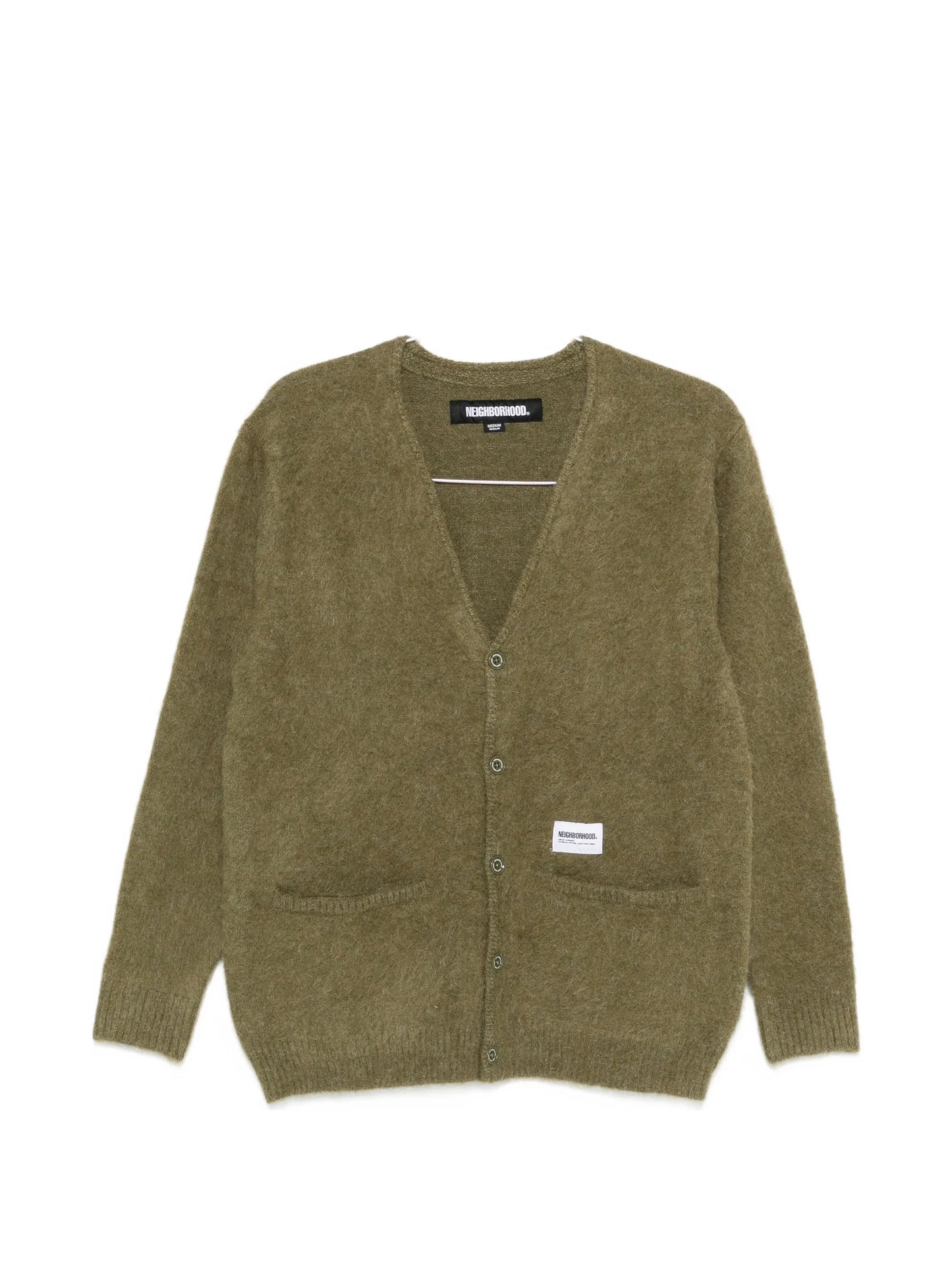 V-neck pocket cardigan