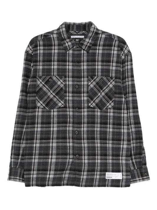 Clan tartan-check shirt